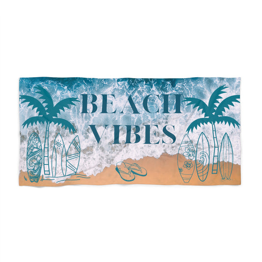 Beach Vibes Beach Towel