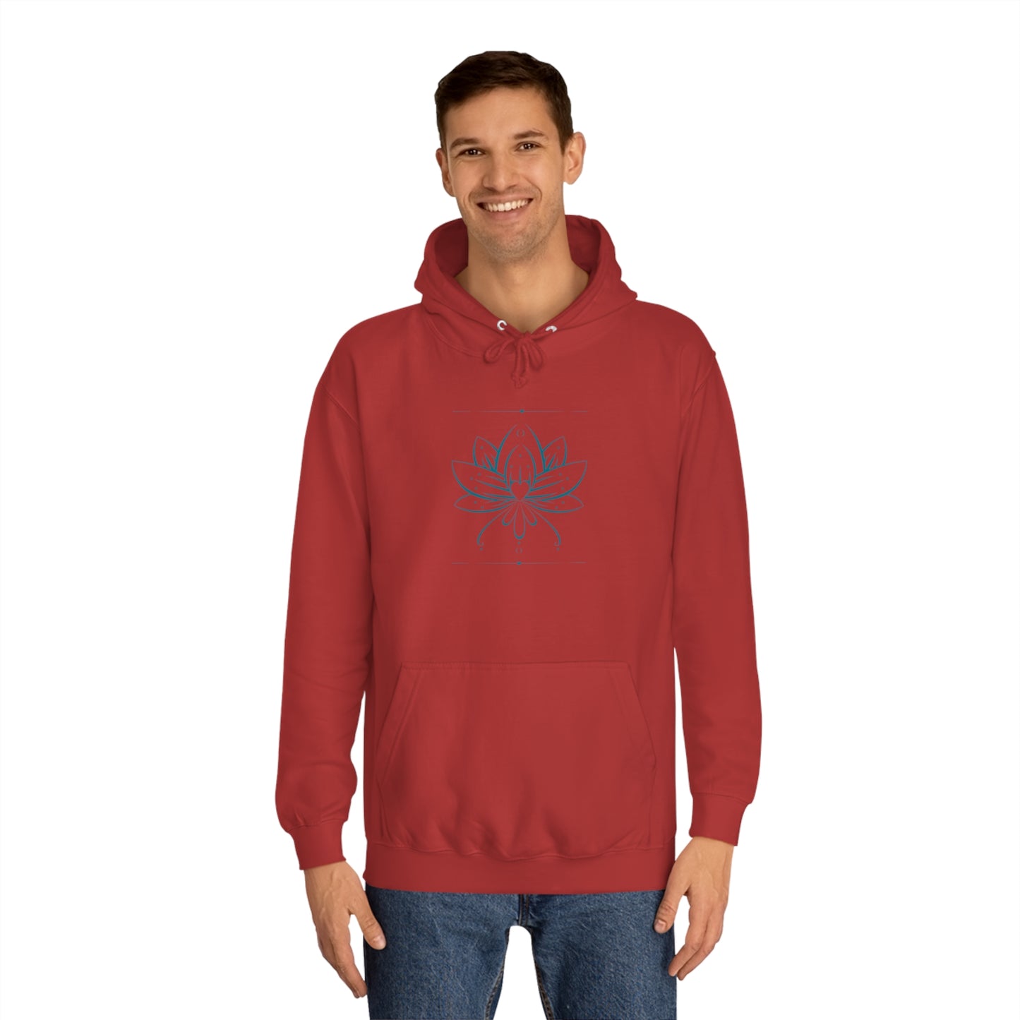 Lotus Flower Unisex College Hoodie