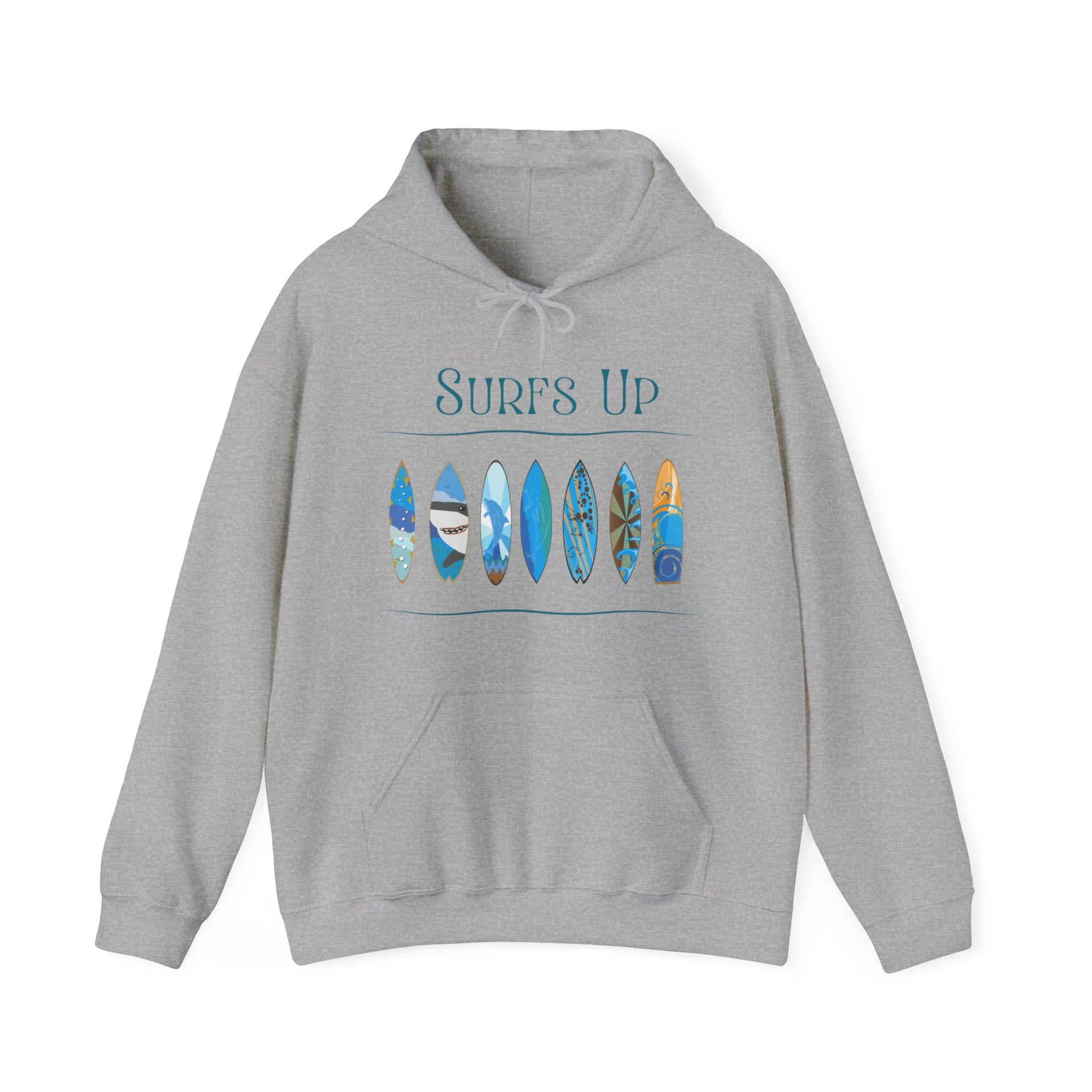 Surfs Up Unisex Heavy Blend™ Hooded Sweatshirt – Kimberly Raymond 