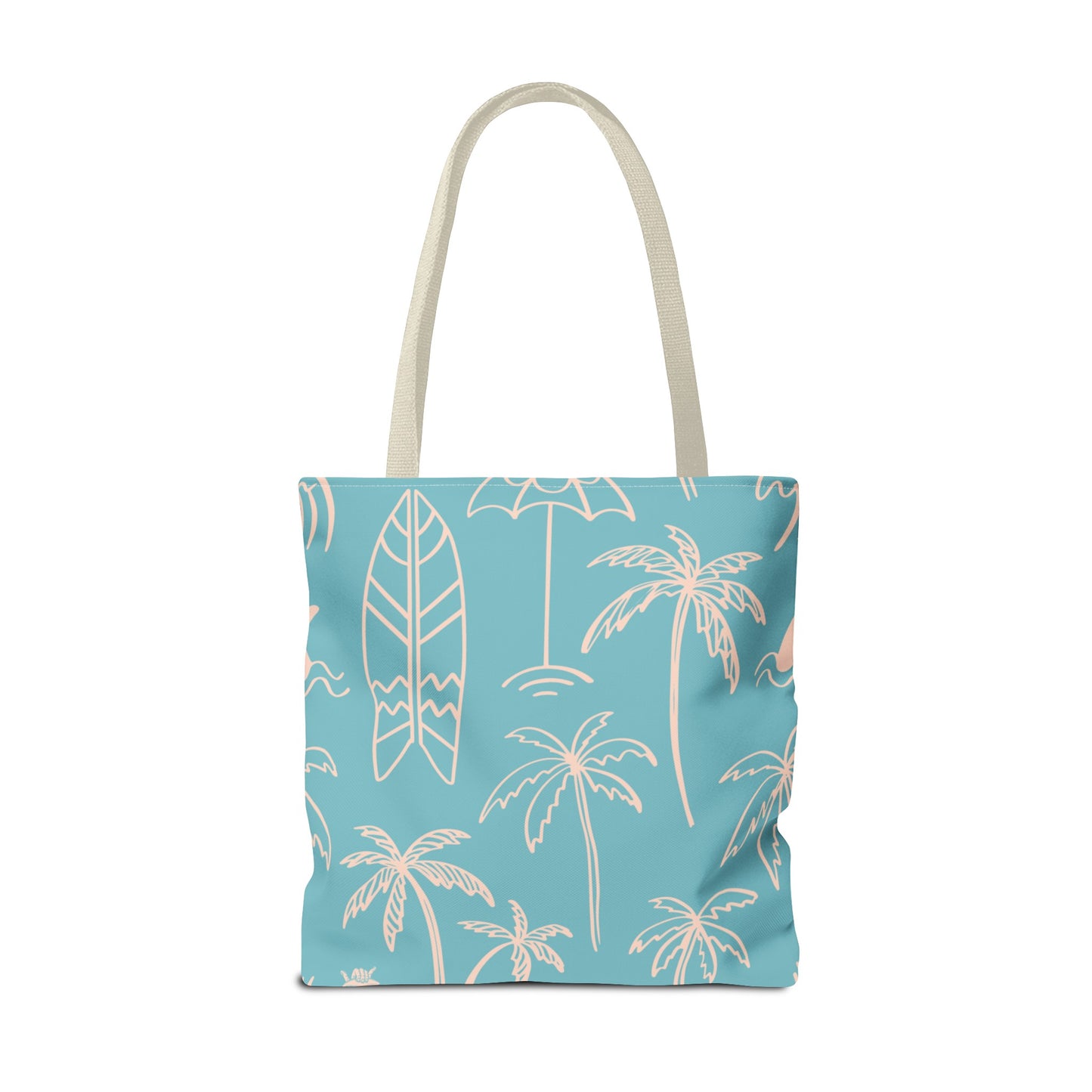 Turquoise and Sand Tote Bag