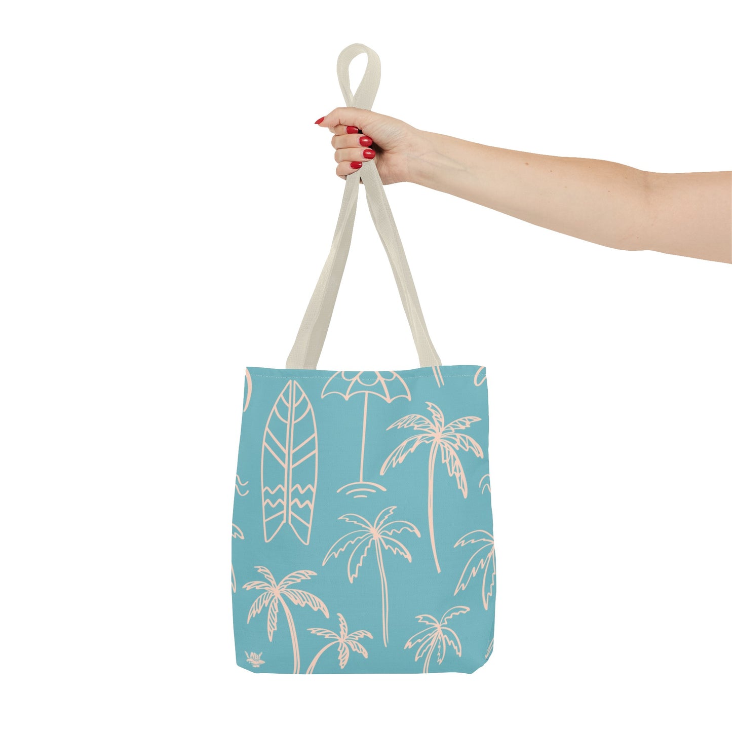 Turquoise and Sand Tote Bag