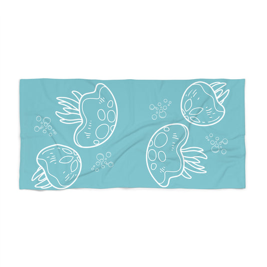 Vibrant Jellyfish Beach Towel