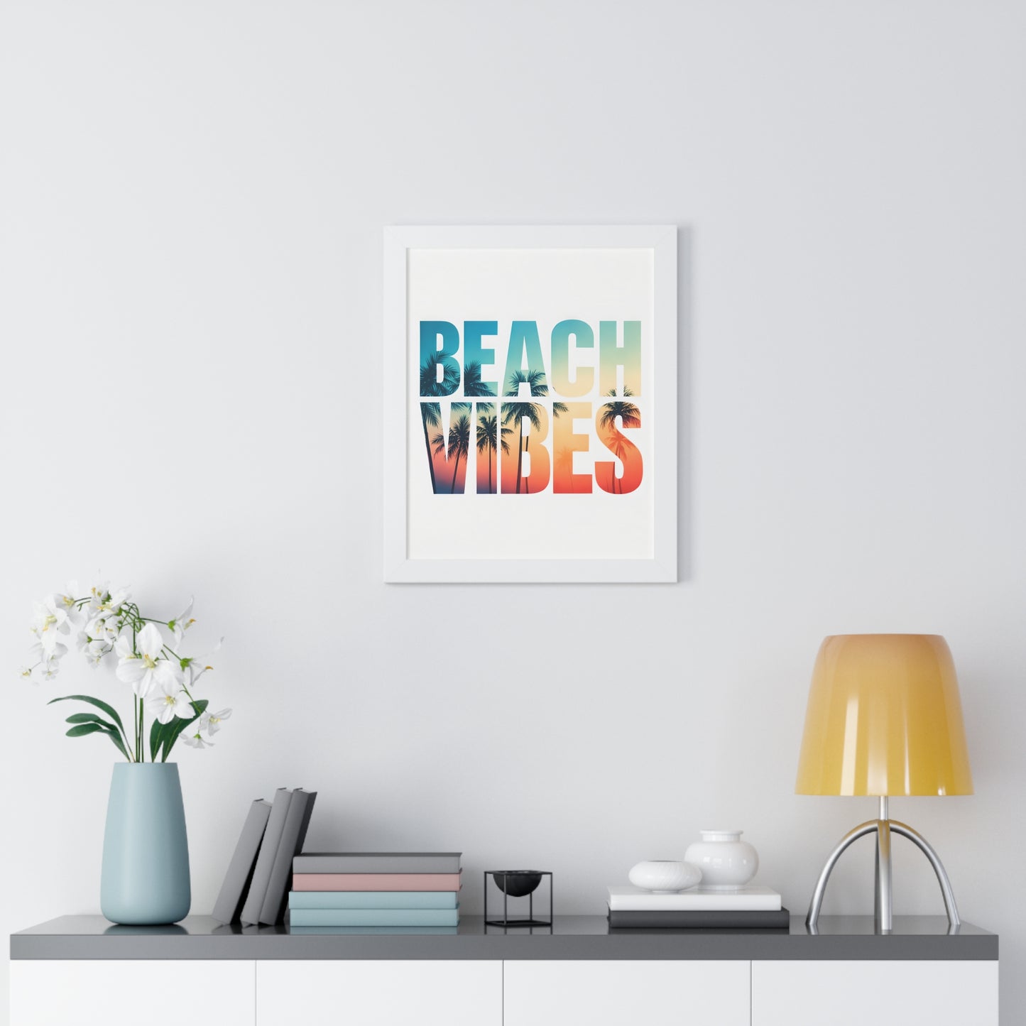Beach Vibes Framed Poster