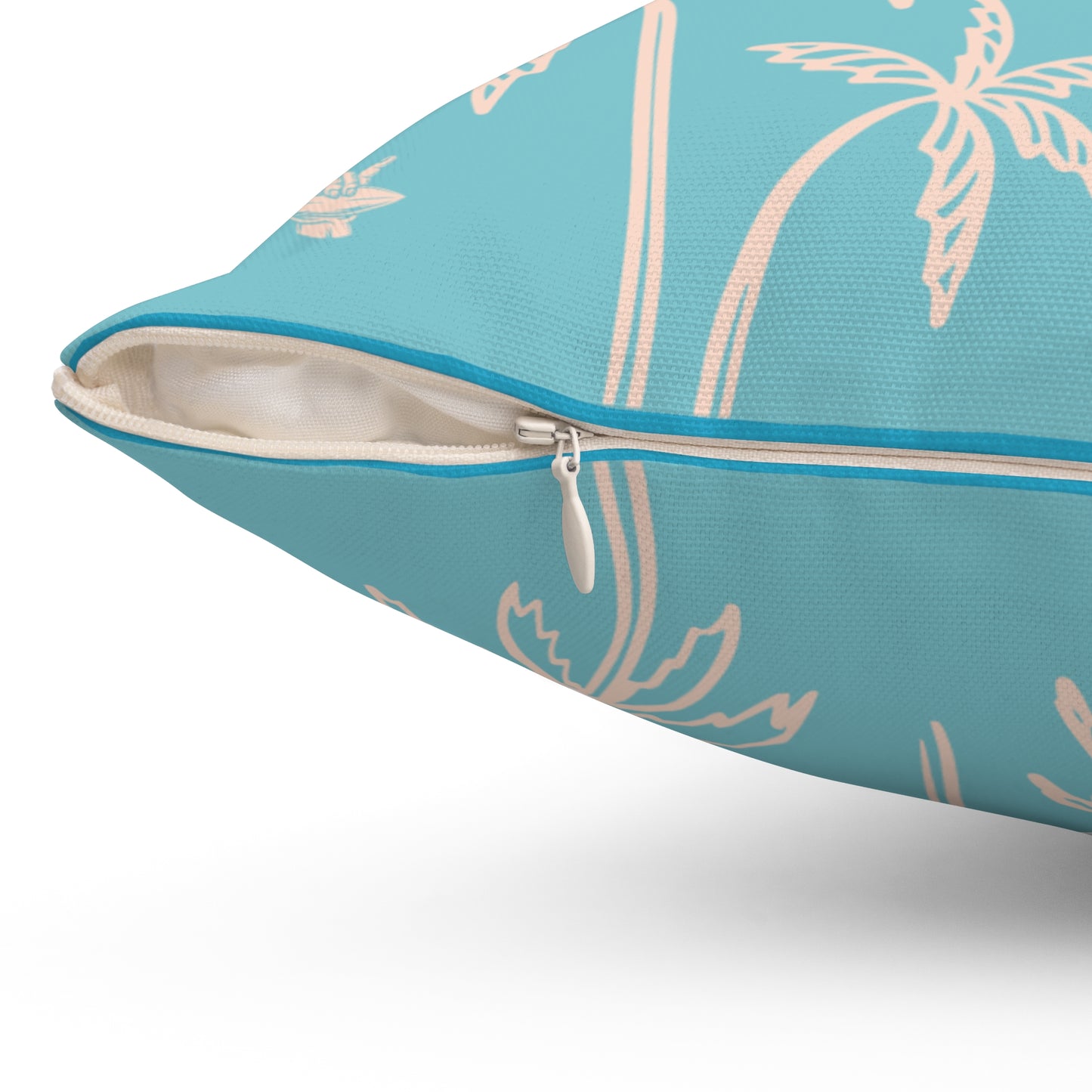 Tropical Surf Pillow (Tan)