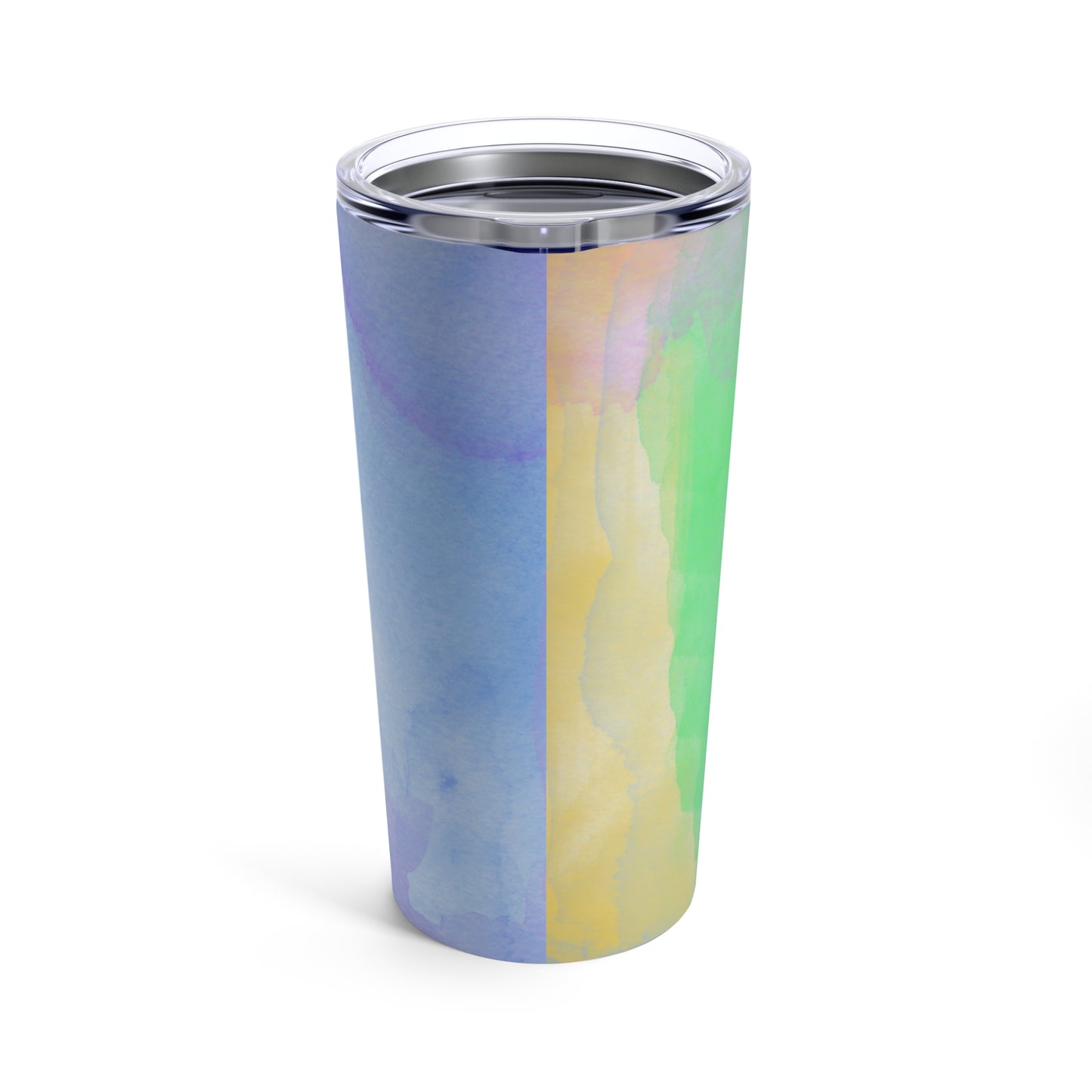 Rainbow watercolor Tumbler 20oz