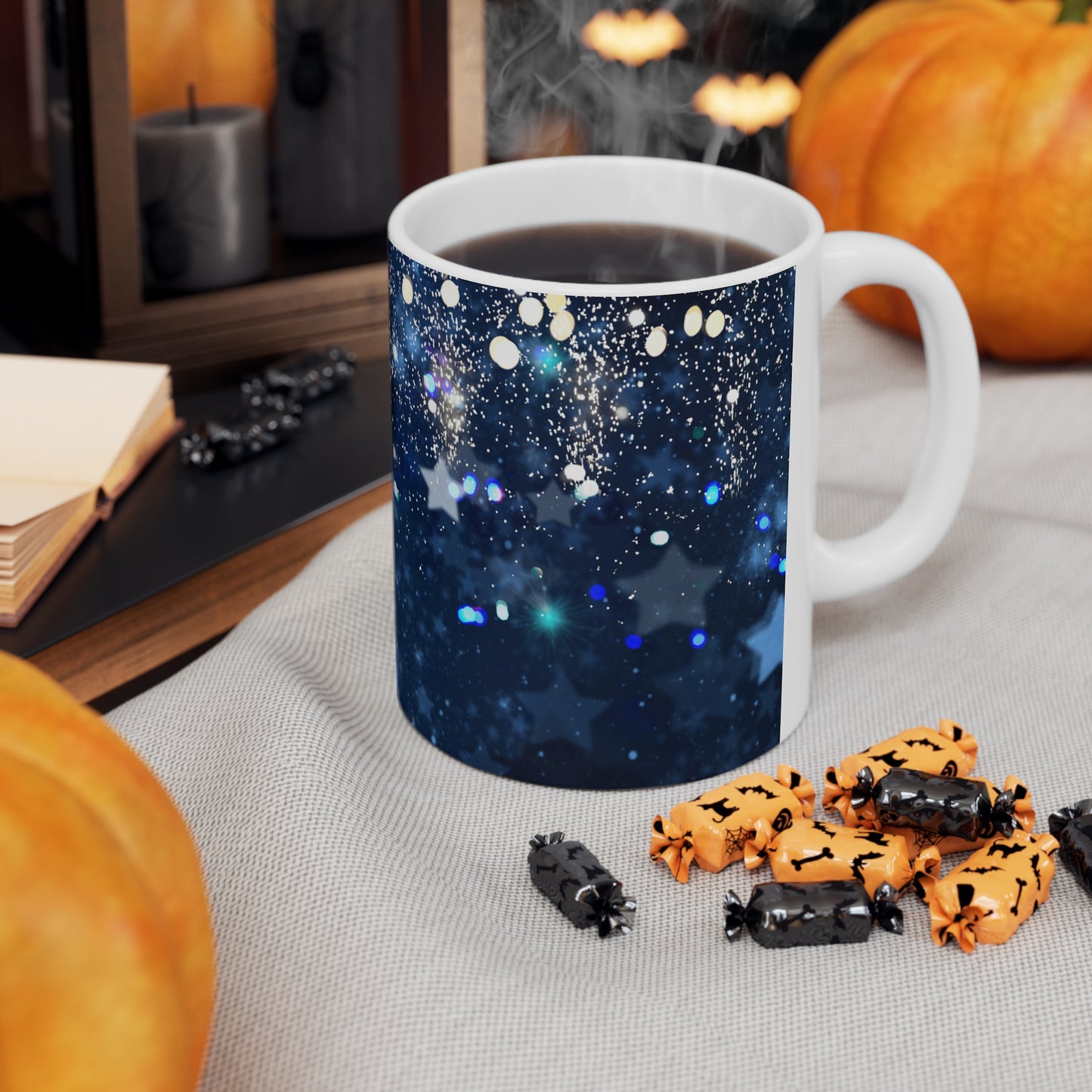 Blue Holiday Mug 11oz