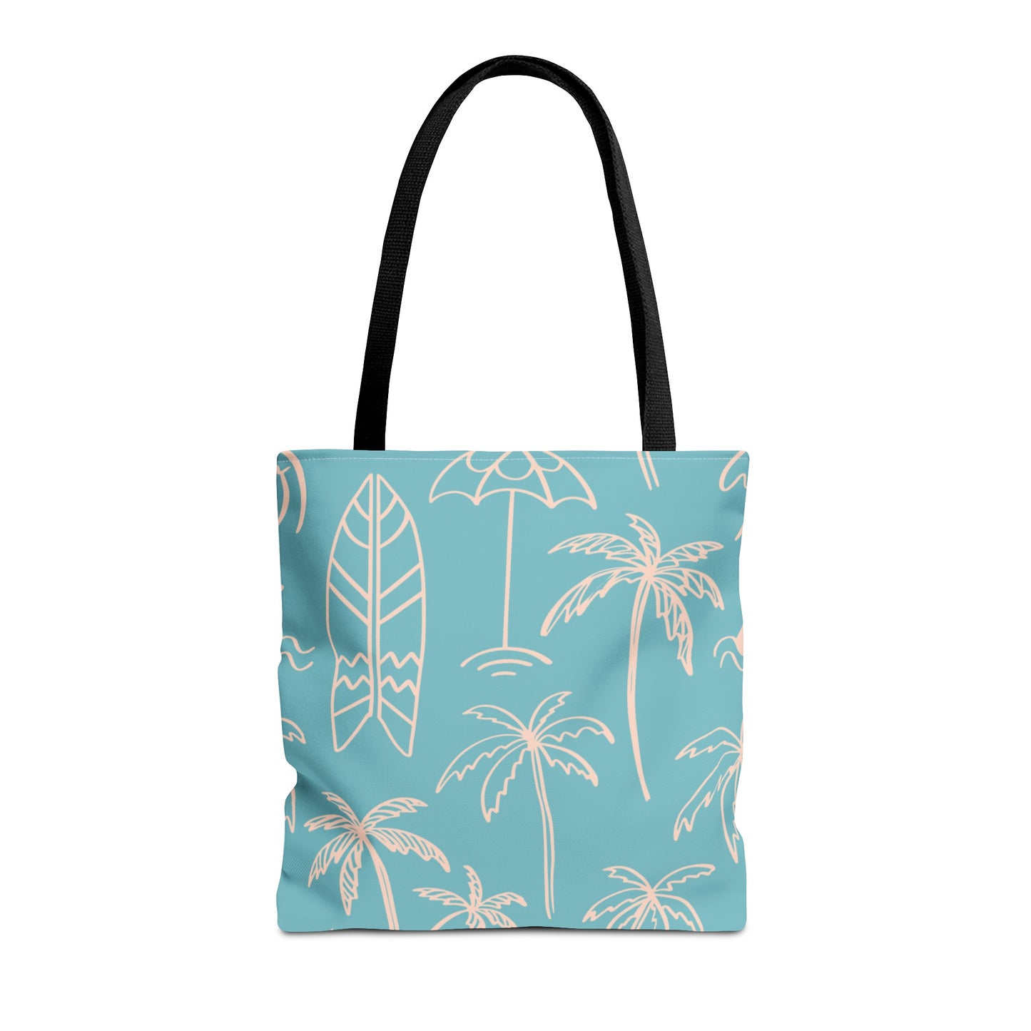 Turquoise and Sand Tote Bag