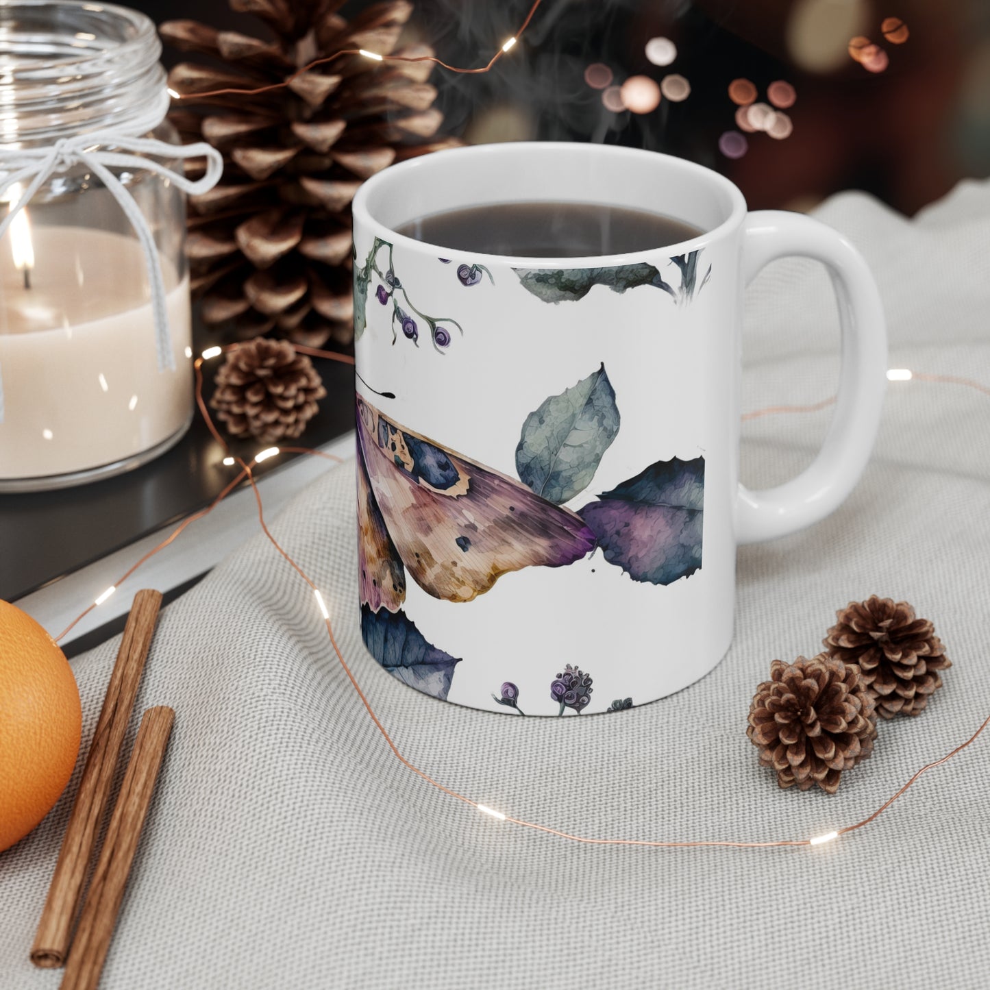 Butterfly Ceramic Mug 11oz