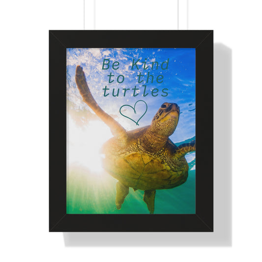 Be Kind to the Turtles Wall Art