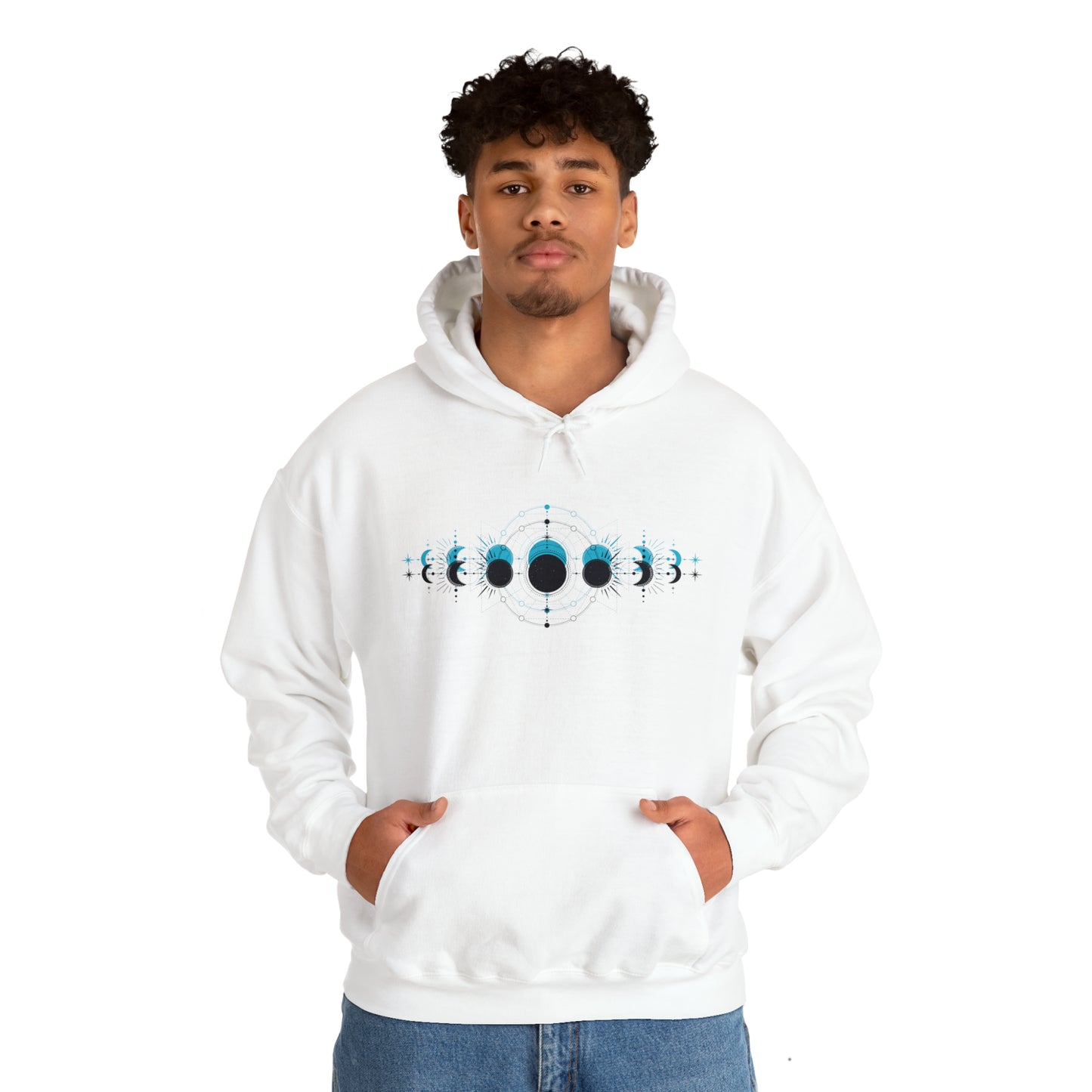 Moon Phase Unisex Heavy Blend™ Hooded Sweatshirt