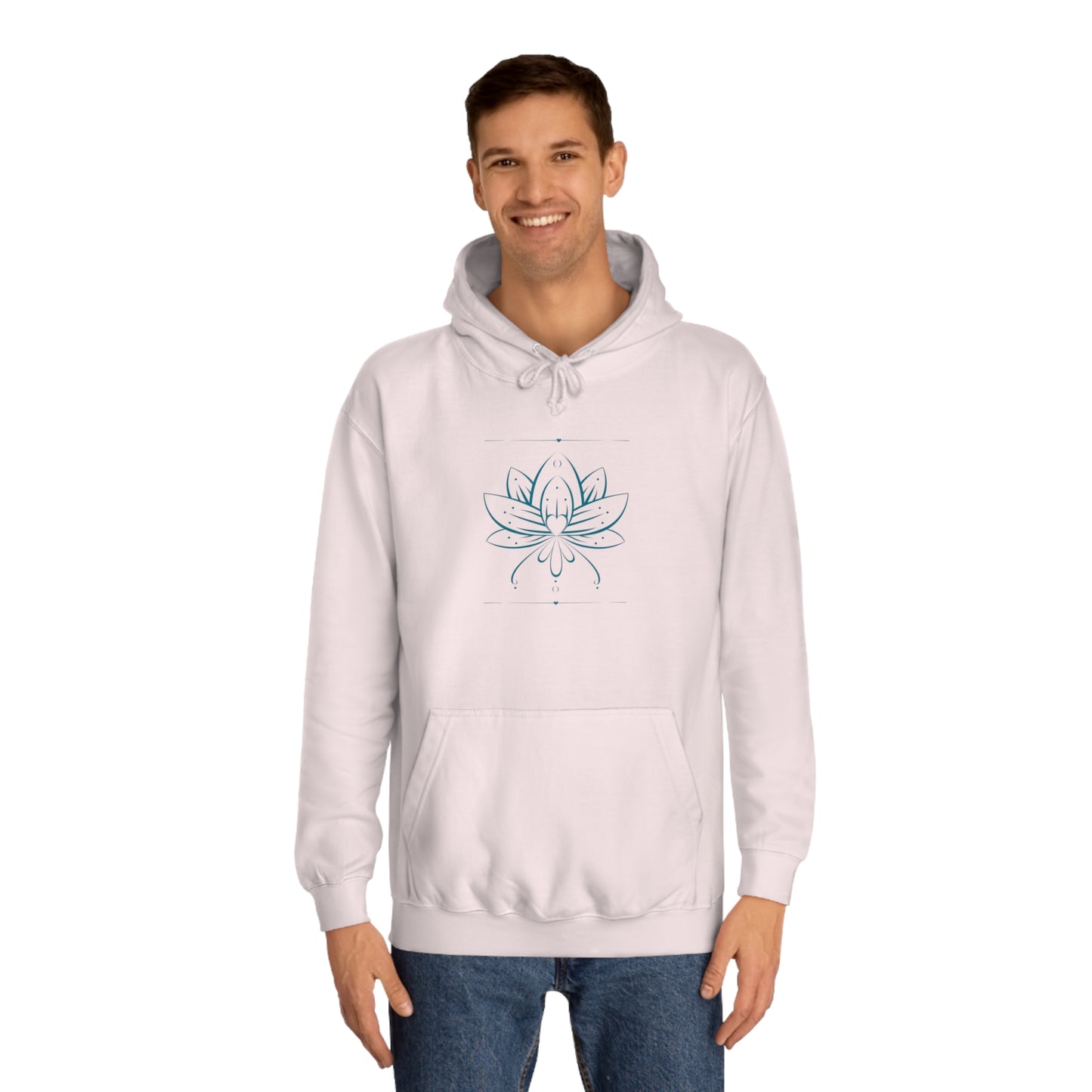 Lotus Flower Unisex College Hoodie