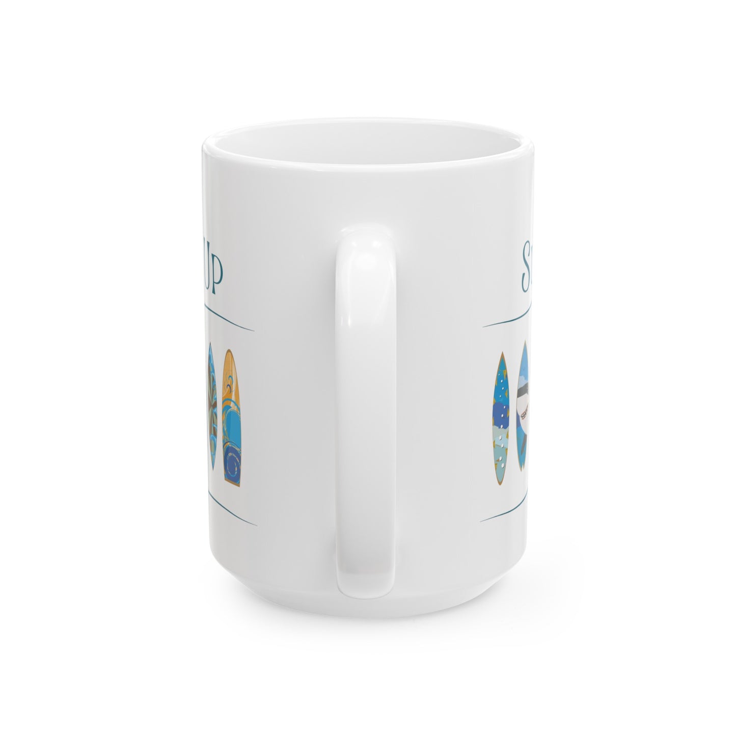 Surfs Up Ceramic Mug, (11oz, 15oz)