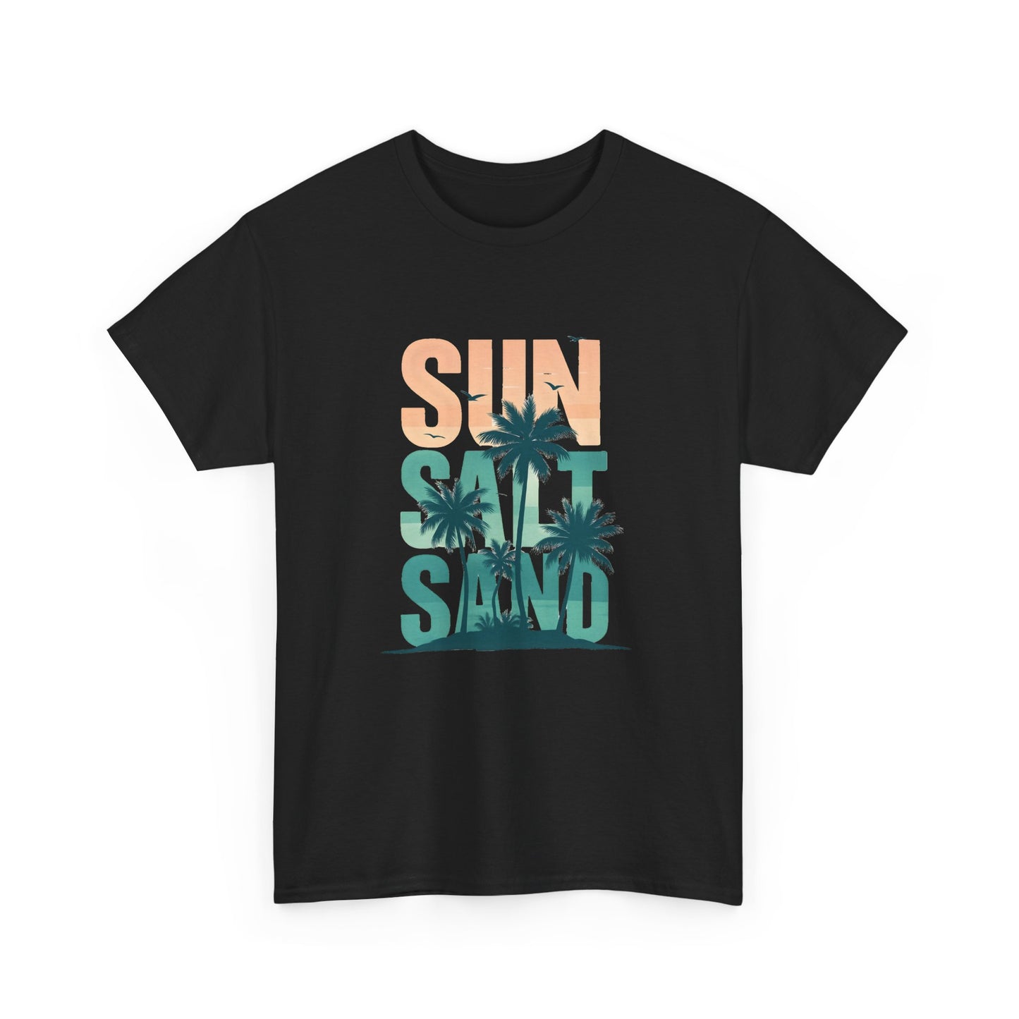 Sun, Salt, Sand Unisex Heavy Cotton Tee | Beach Vibes