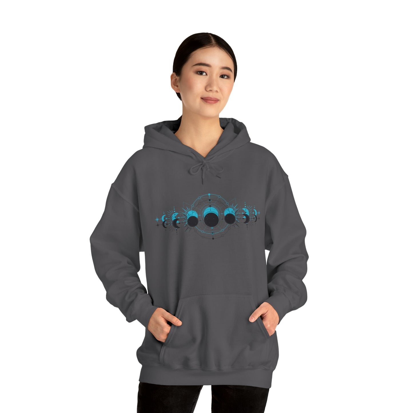 Moon Phase Unisex Heavy Blend™ Hooded Sweatshirt