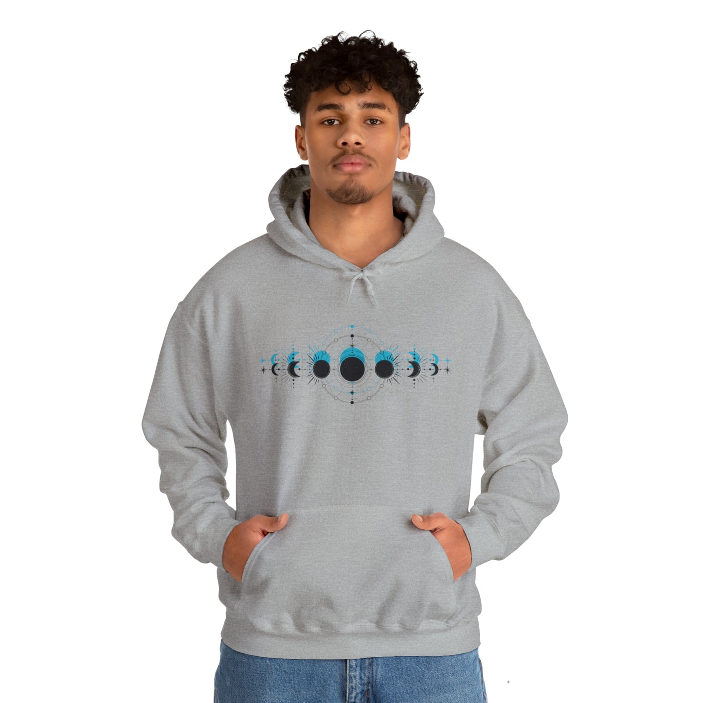 Moon Phase Unisex Heavy Blend™ Hooded Sweatshirt