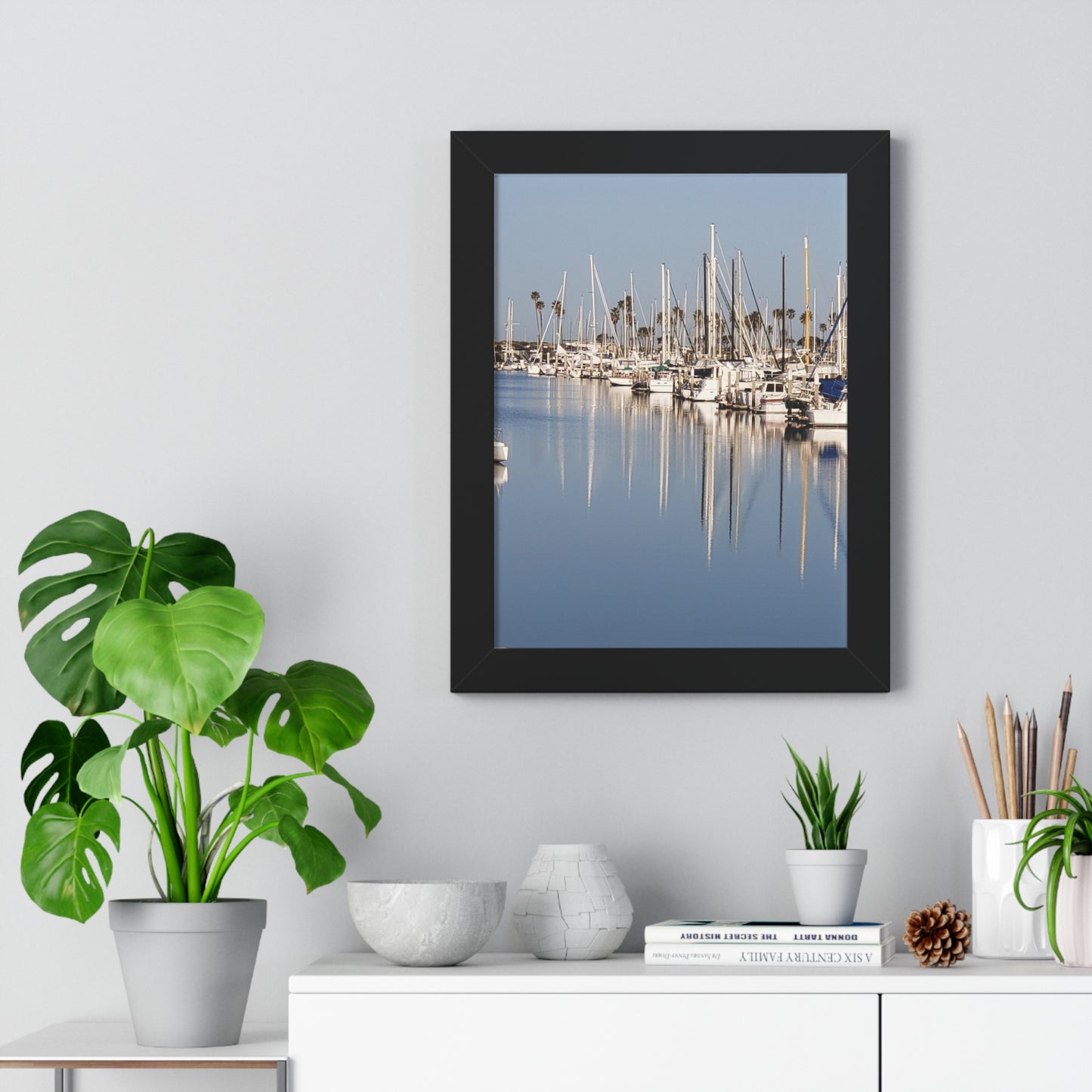 Harbor Calm Framed Poster