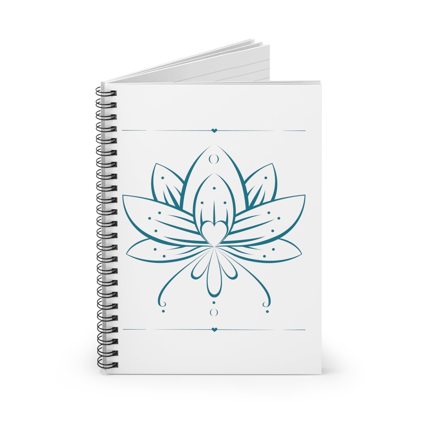 Lotus Flower Spiral Notebook