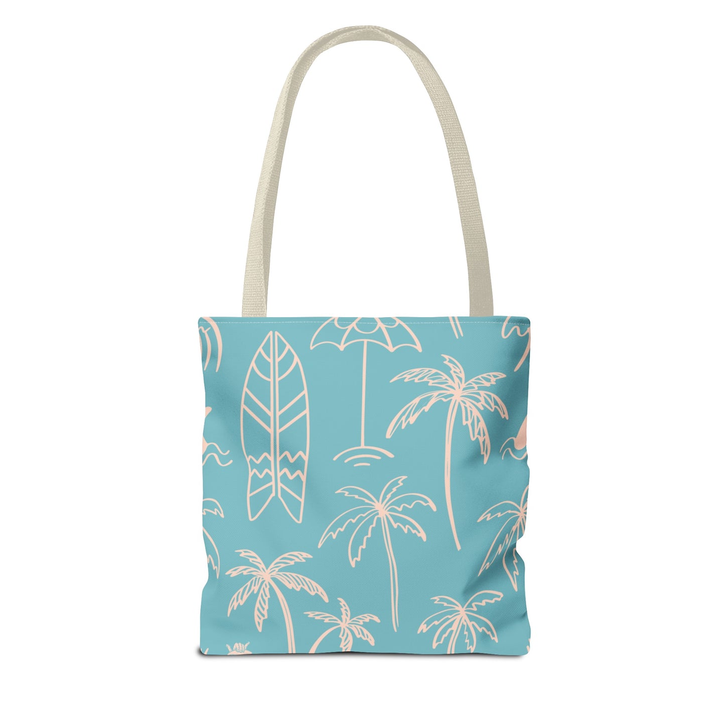 Turquoise and Sand Tote Bag