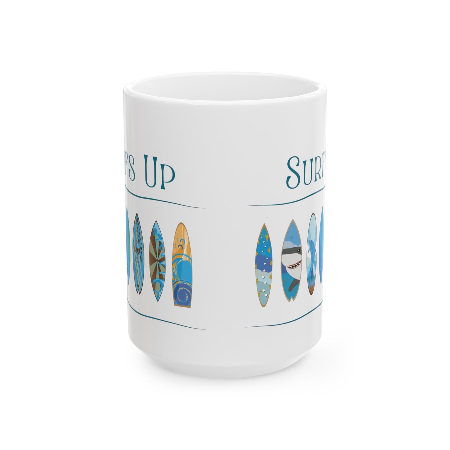 Surfs Up Ceramic Mug, (11oz, 15oz)