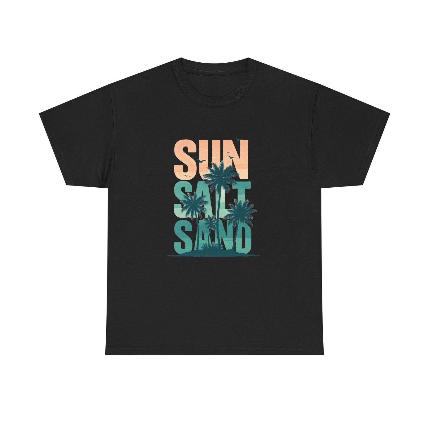 Sun, Salt, Sand Unisex Heavy Cotton Tee | Beach Vibes