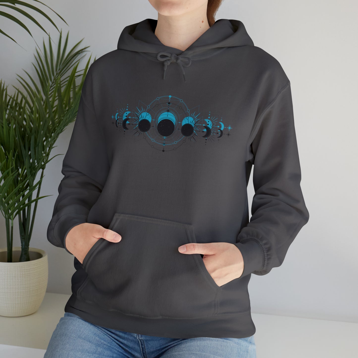 Moon Phase Unisex Heavy Blend™ Hooded Sweatshirt