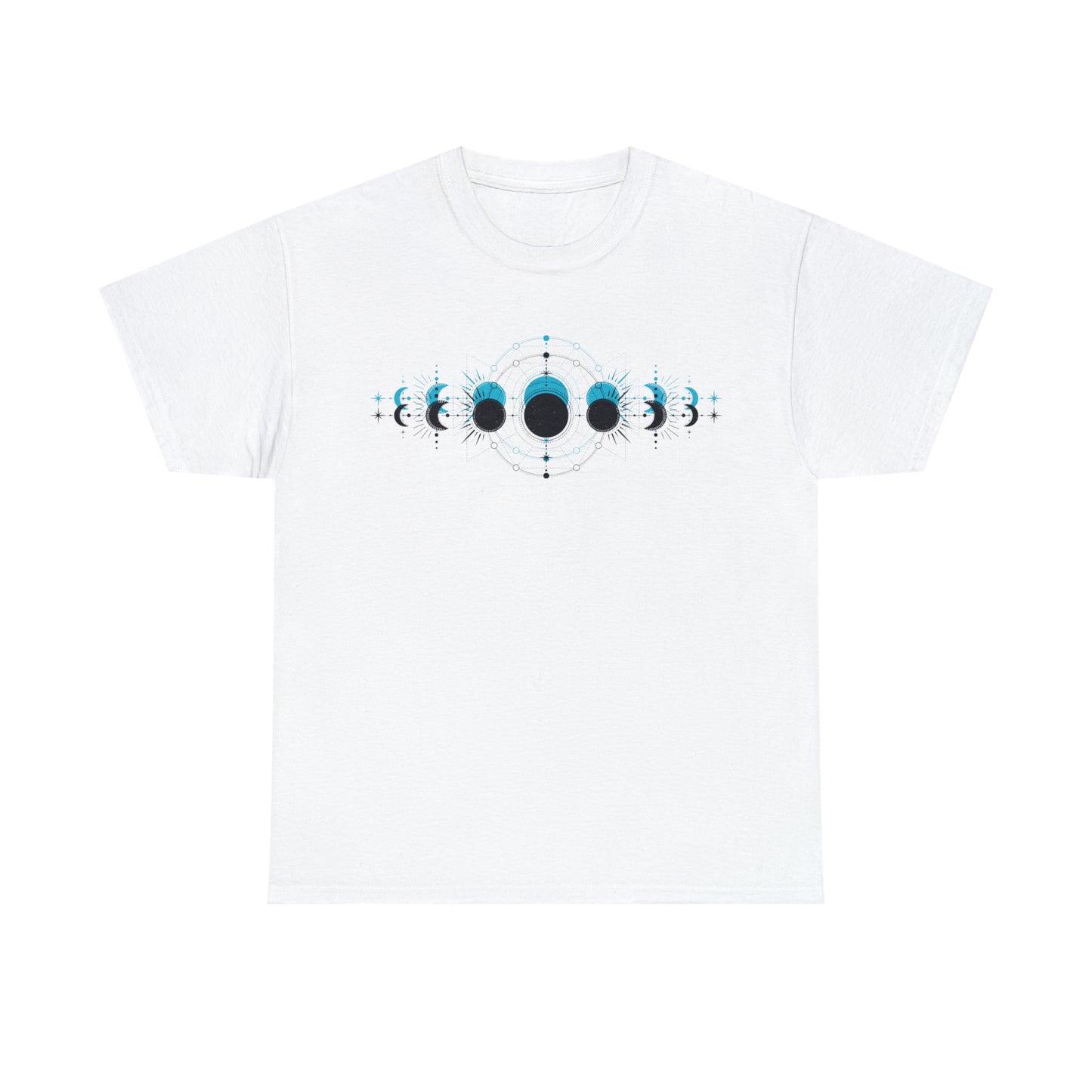 Moon Phase Unisex Heavy Cotton Tee