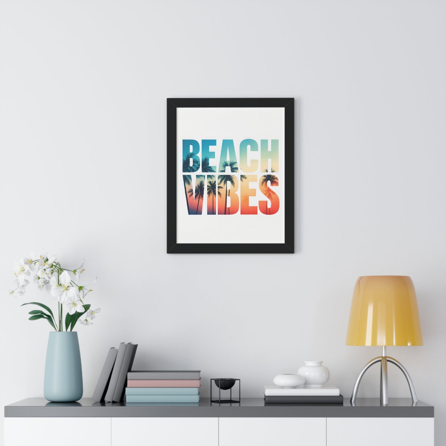 Beach Vibes Framed Poster