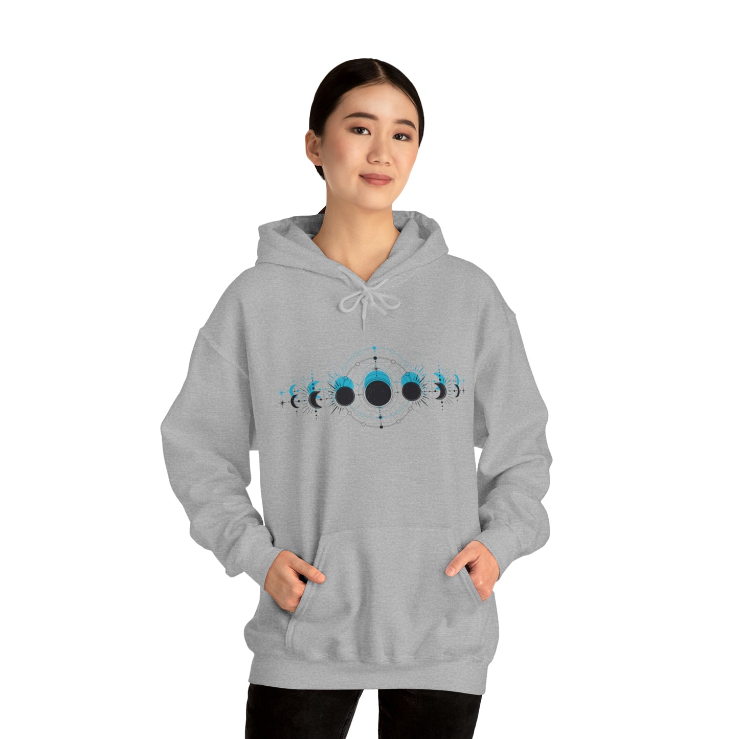 Moon Phase Unisex Heavy Blend™ Hooded Sweatshirt