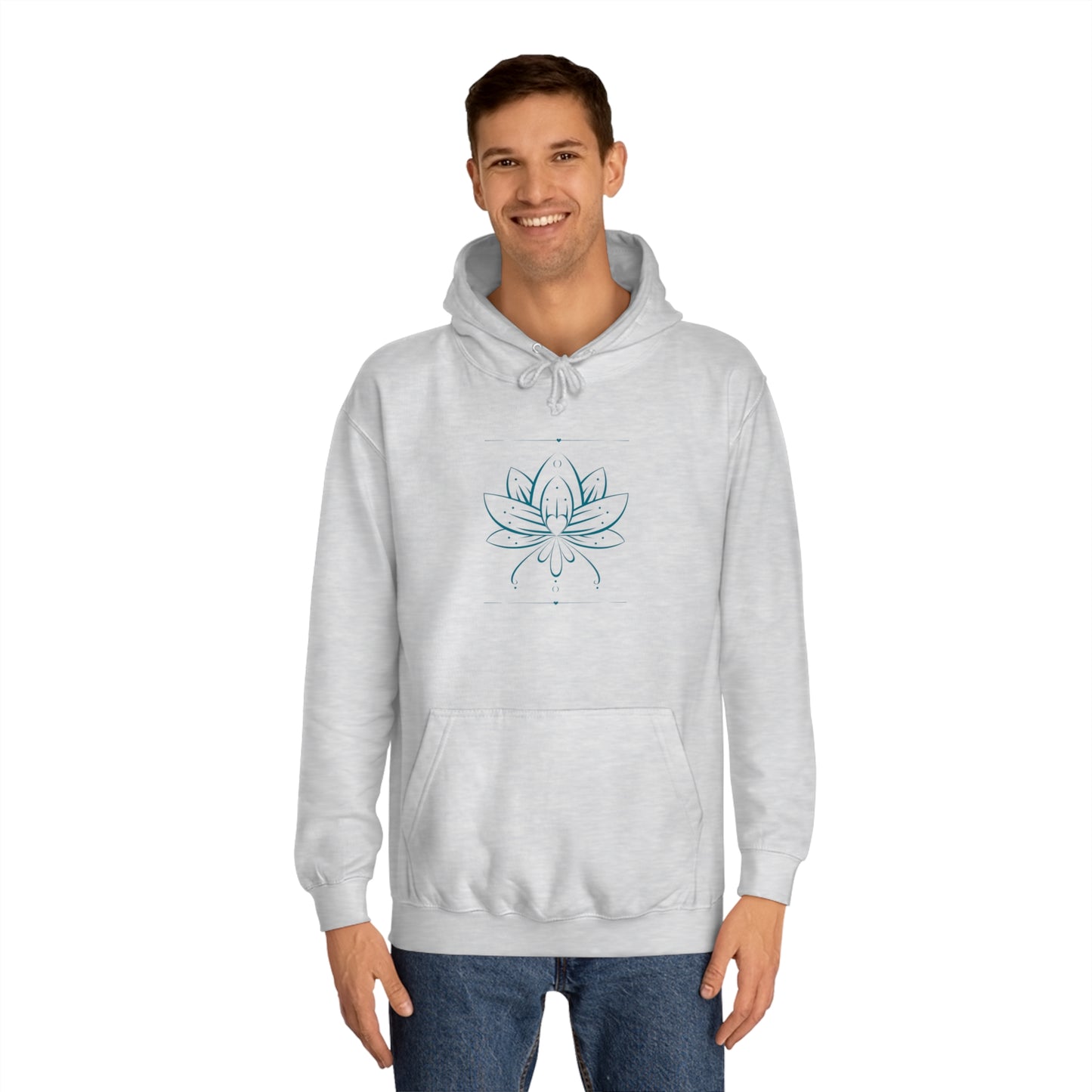 Lotus Flower Unisex College Hoodie