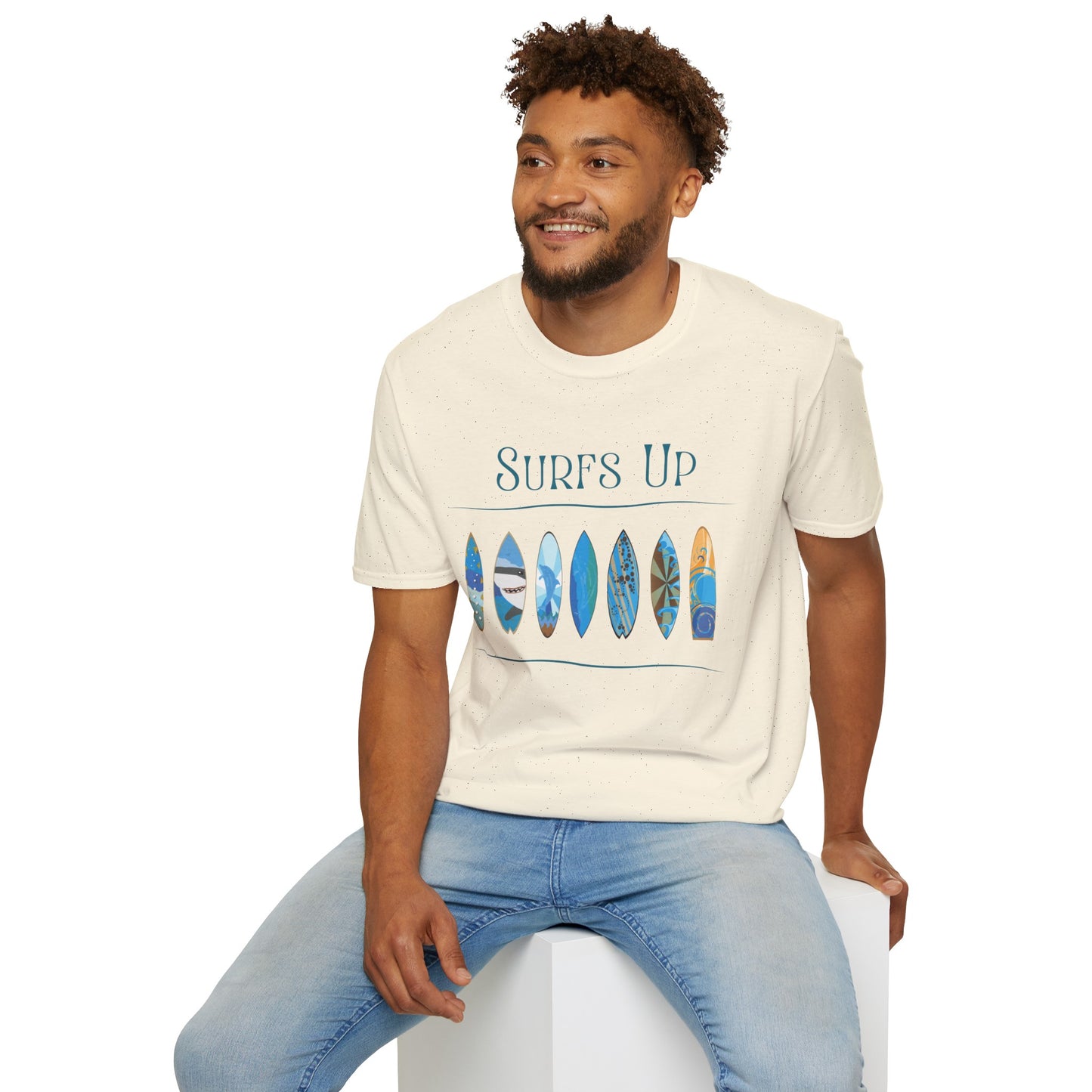 Surfs Up Unisex Softstyle T-Shirt