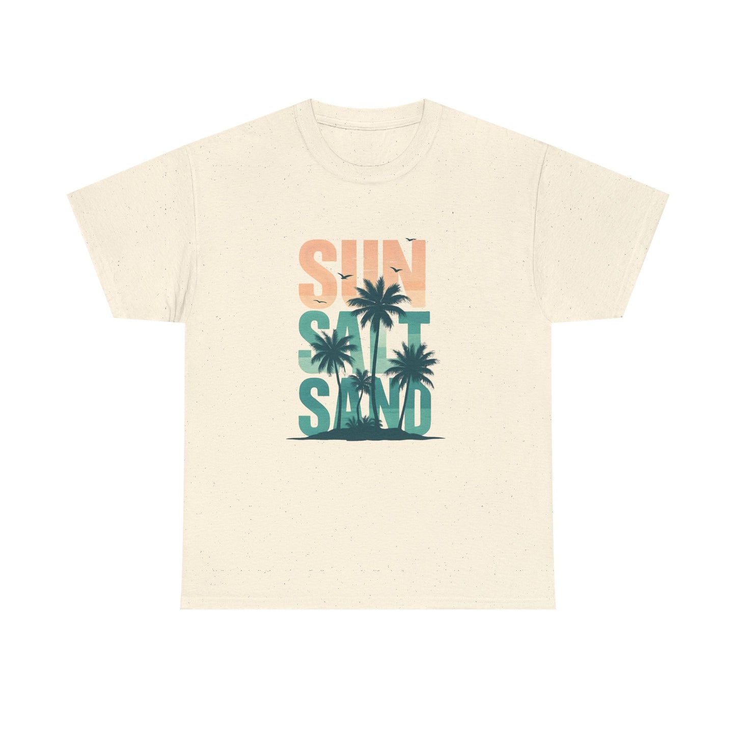 Sun, Salt, Sand Unisex Heavy Cotton Tee | Beach Vibes