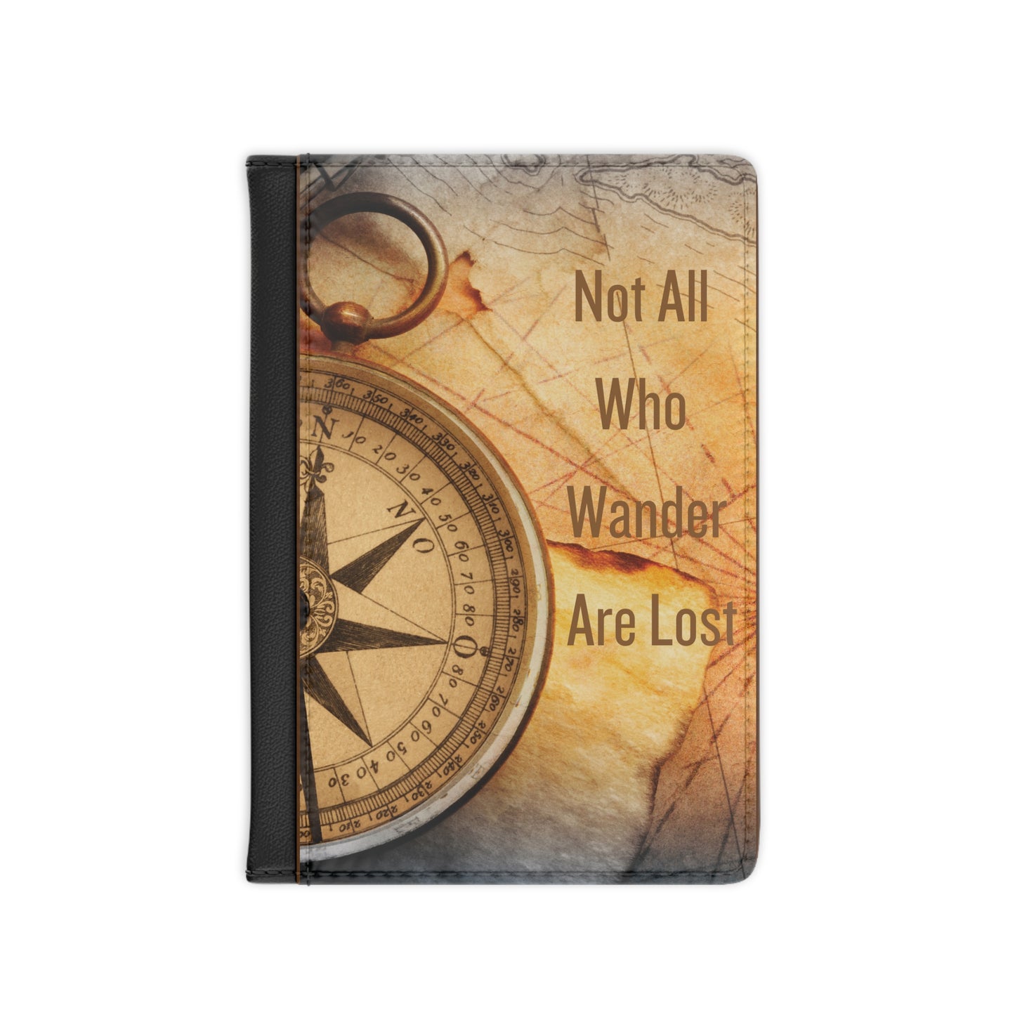 Not All Who Wander Passport Cover