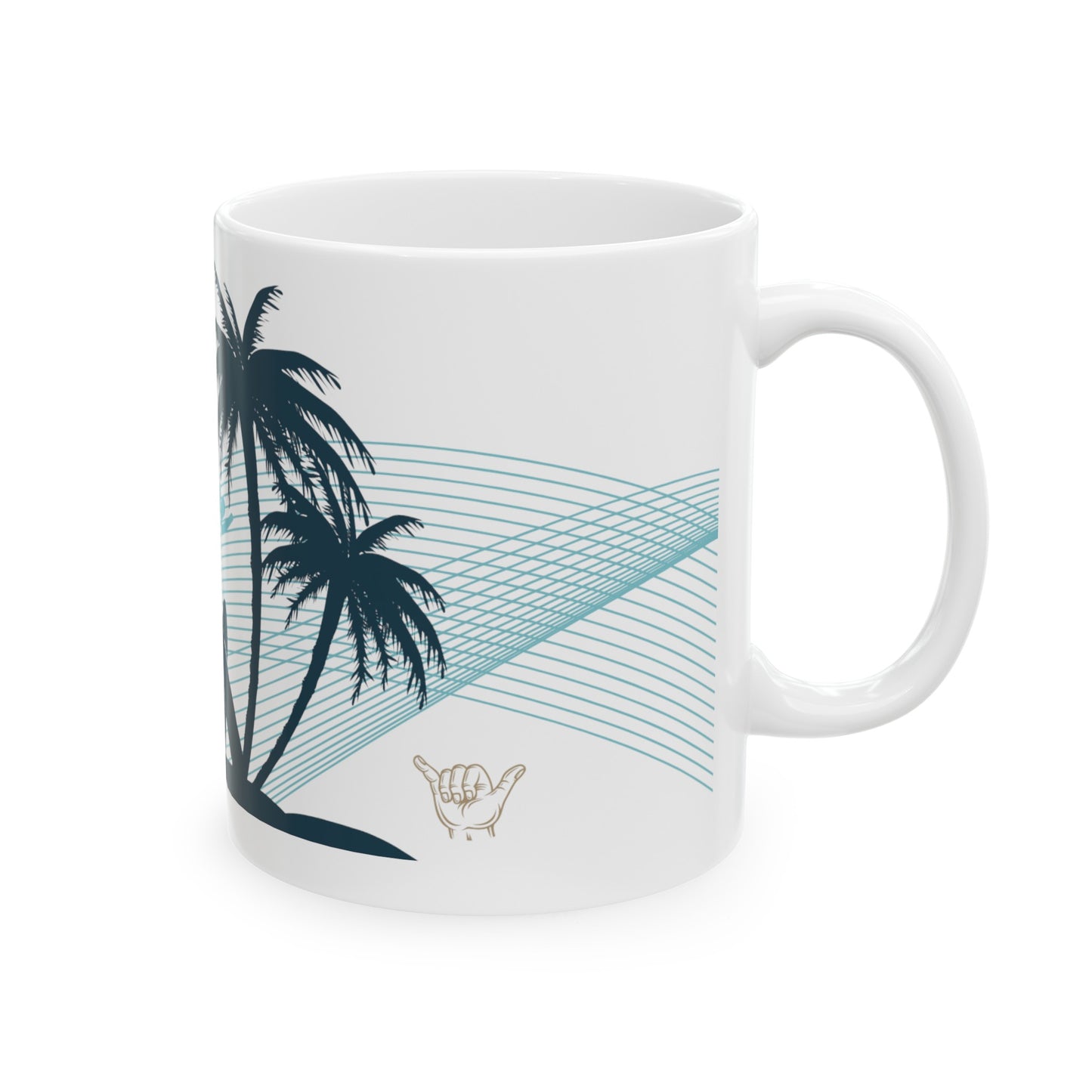 Ride the wave Ceramic Mug, (11oz, 15oz)