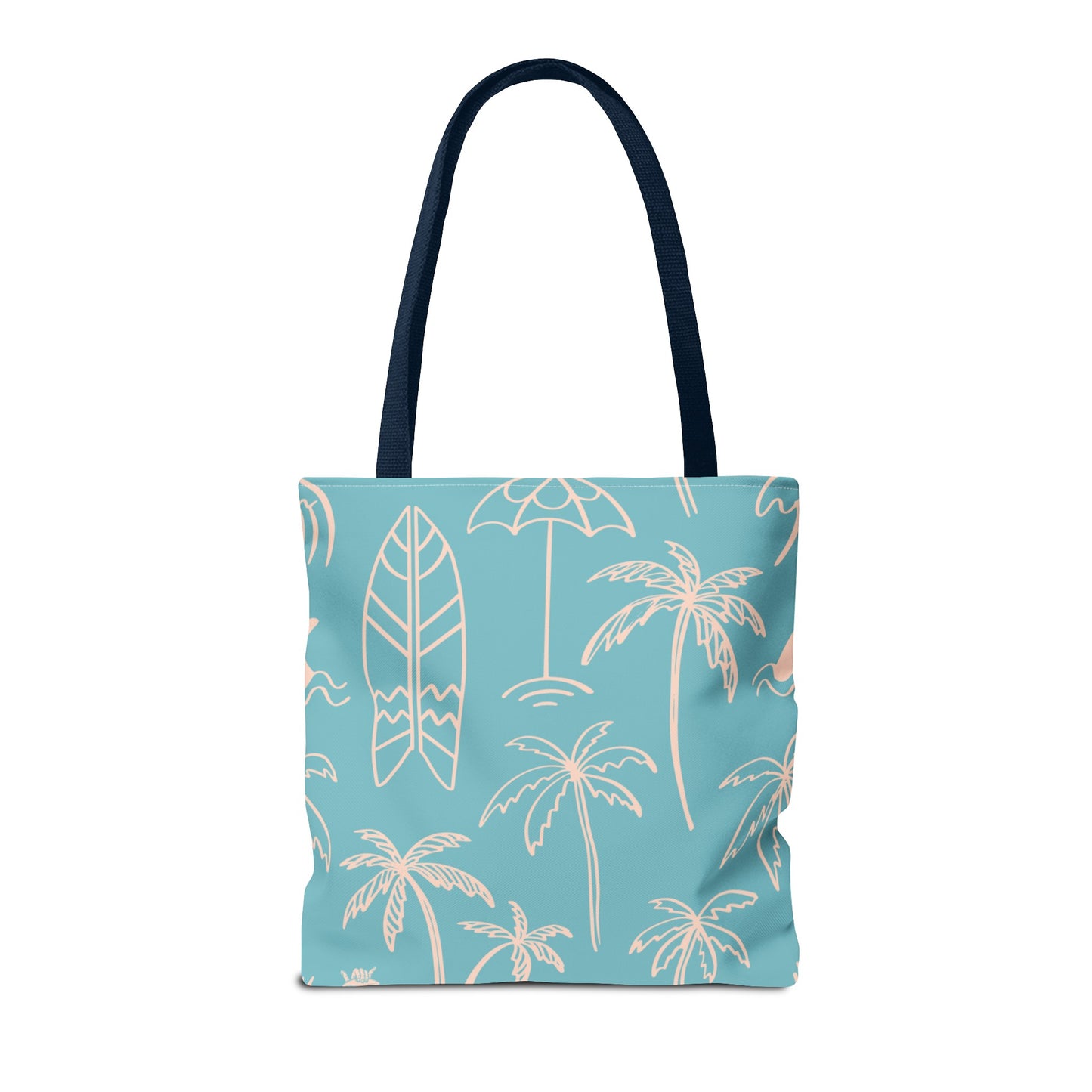 Turquoise and Sand Tote Bag