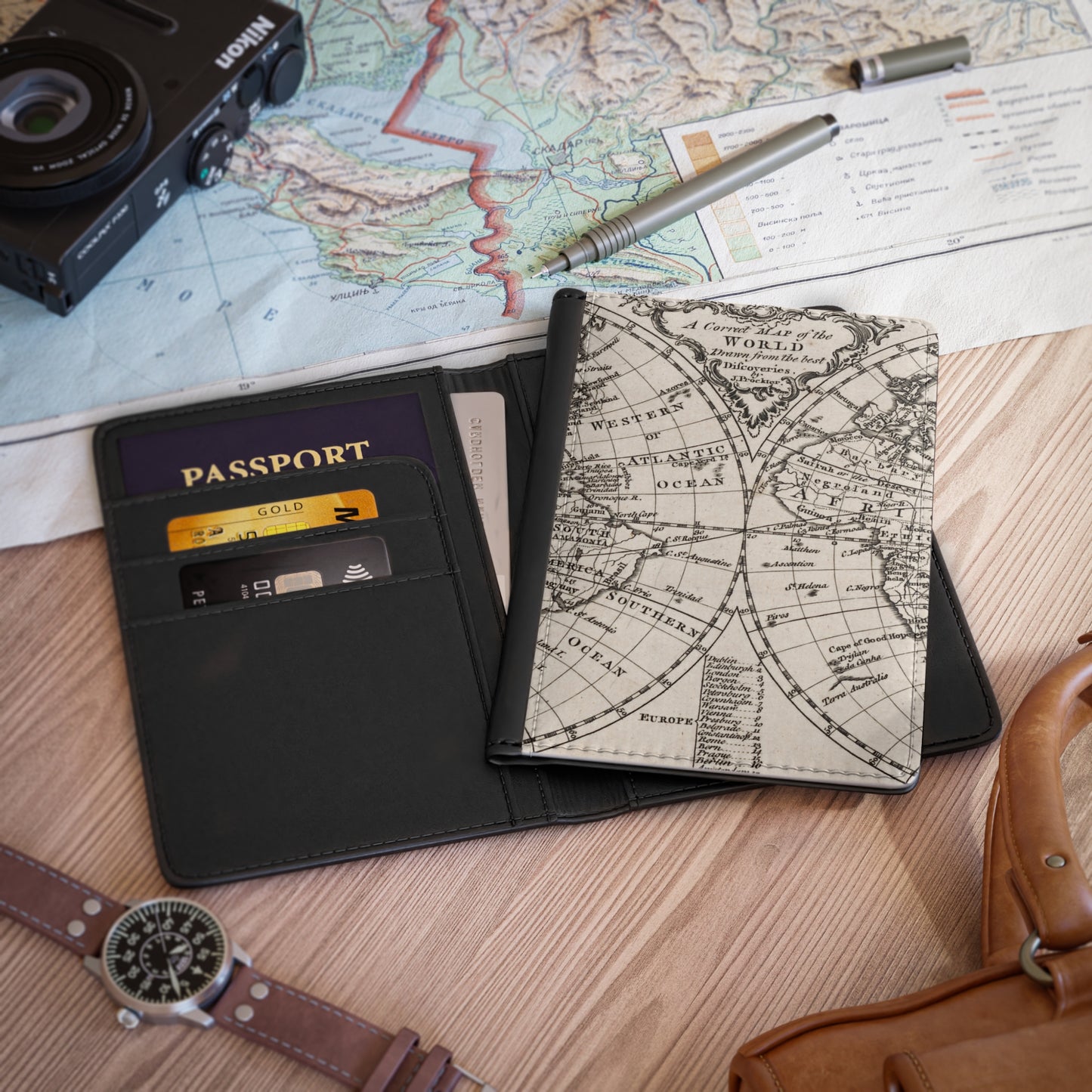 Map Passport Cover