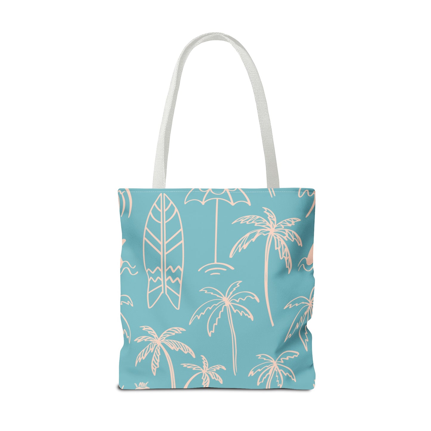 Turquoise and Sand Tote Bag