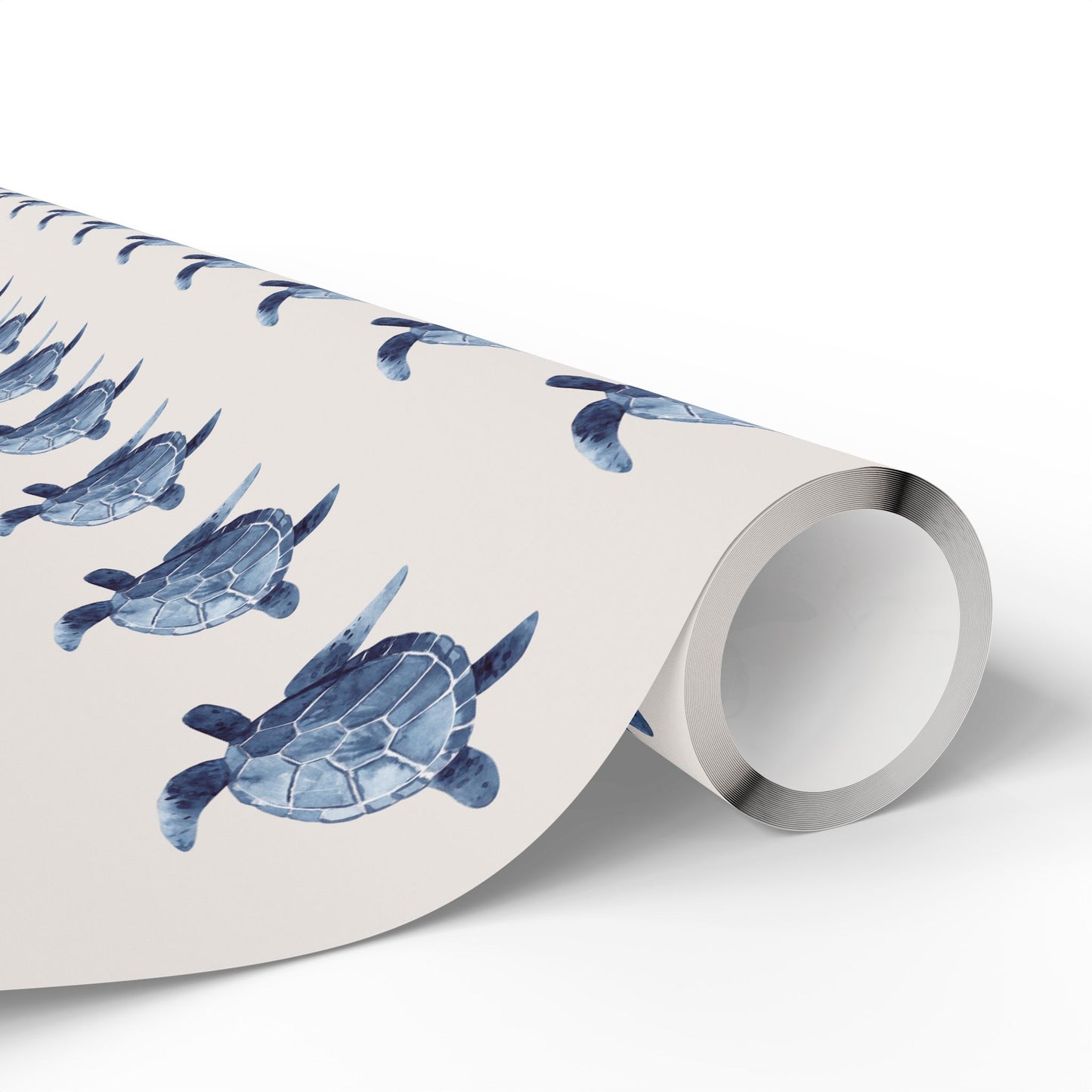 Blue Sea Turtle Wrapping Paper