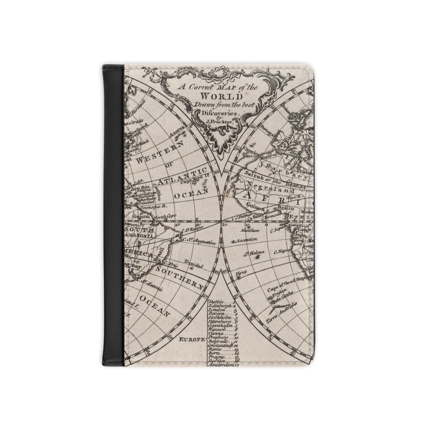 Map Passport Cover