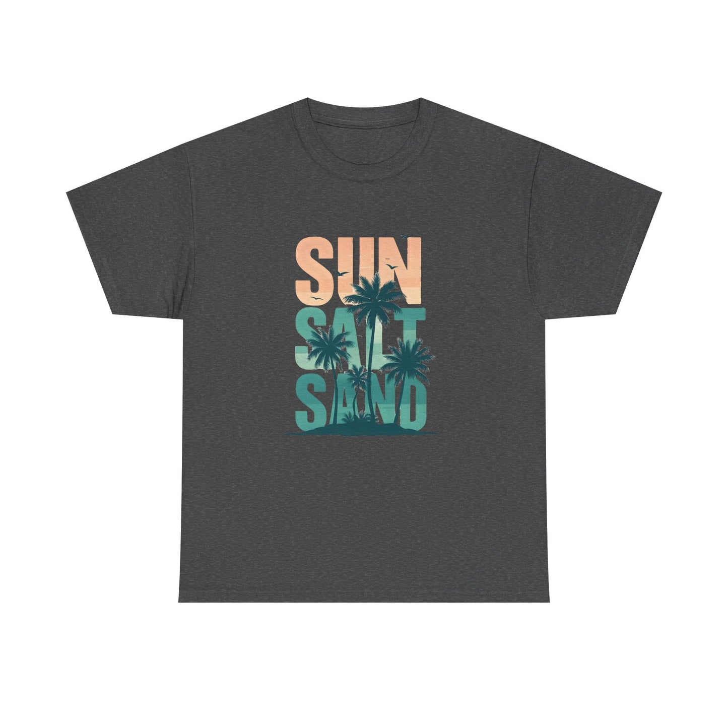 Sun, Salt, Sand Unisex Heavy Cotton Tee | Beach Vibes