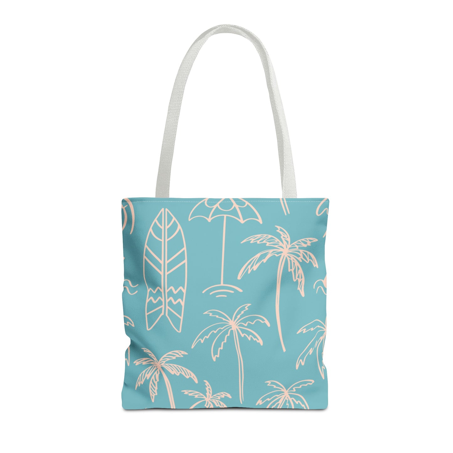 Turquoise and Sand Tote Bag