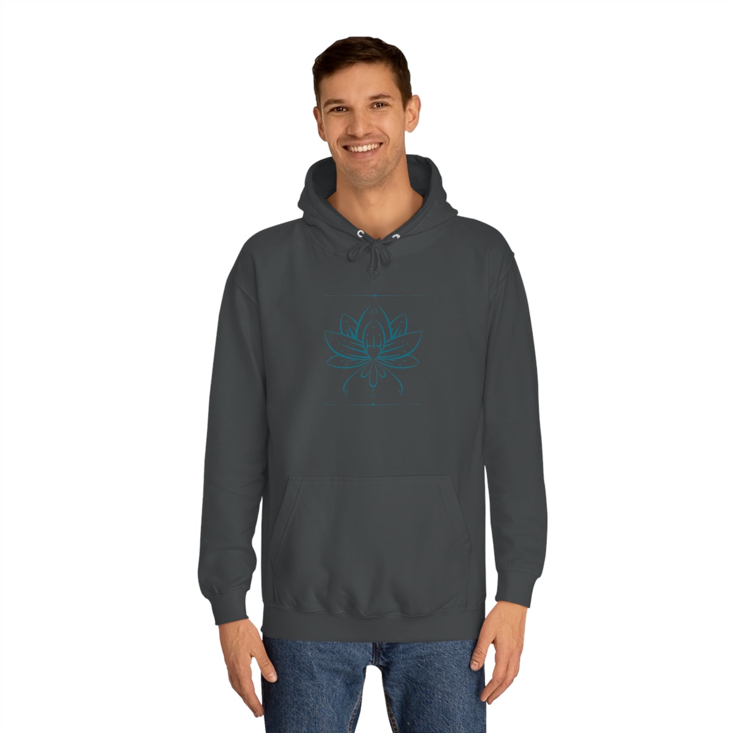 Lotus Flower Unisex College Hoodie