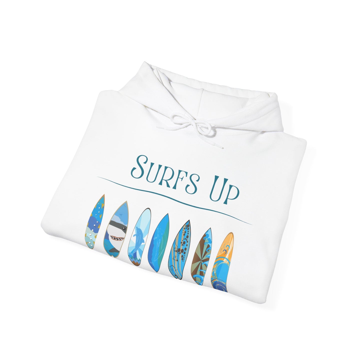 Surfs Up Unisex Heavy Blend™ Hooded Sweatshirt