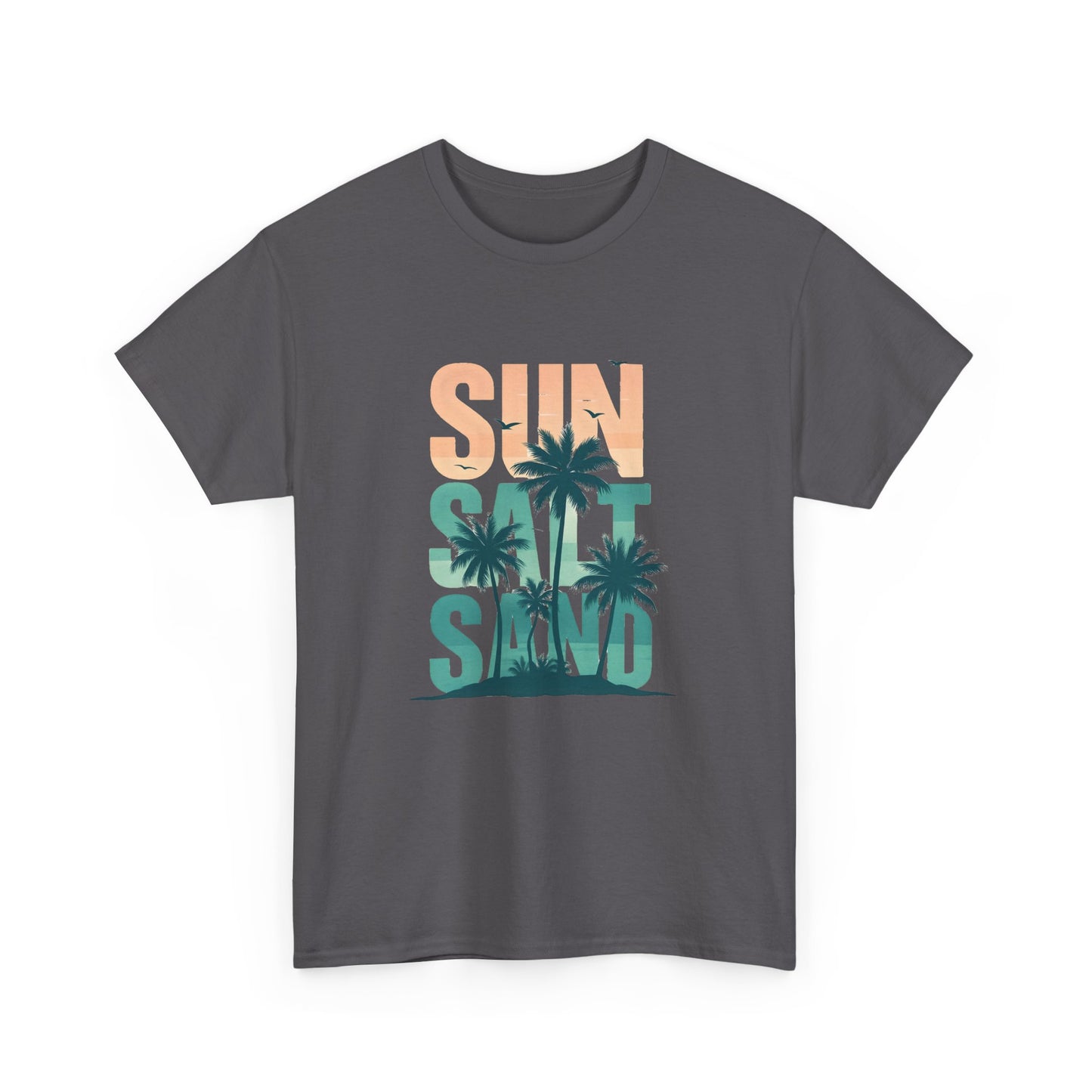 Sun, Salt, Sand Unisex Heavy Cotton Tee | Beach Vibes