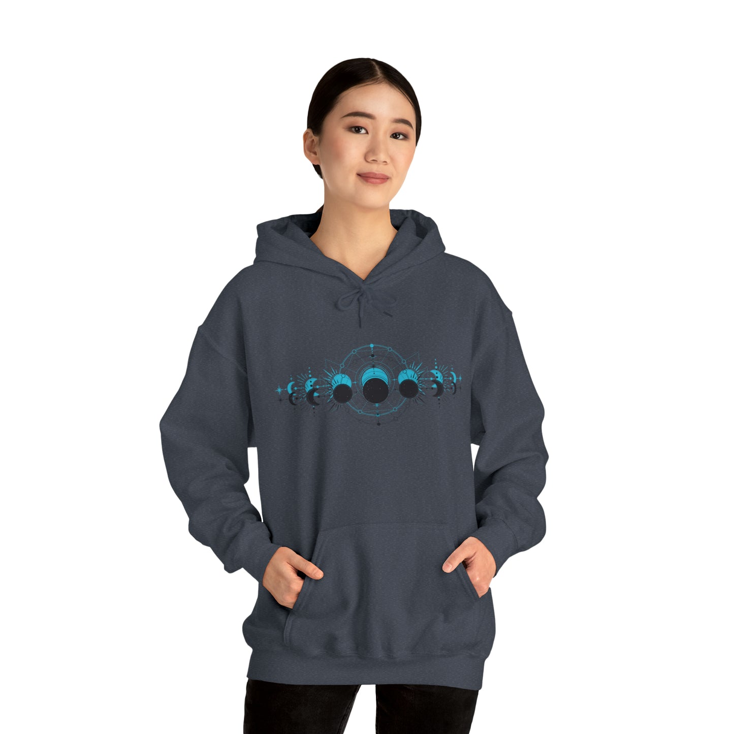 Moon Phase Unisex Heavy Blend™ Hooded Sweatshirt