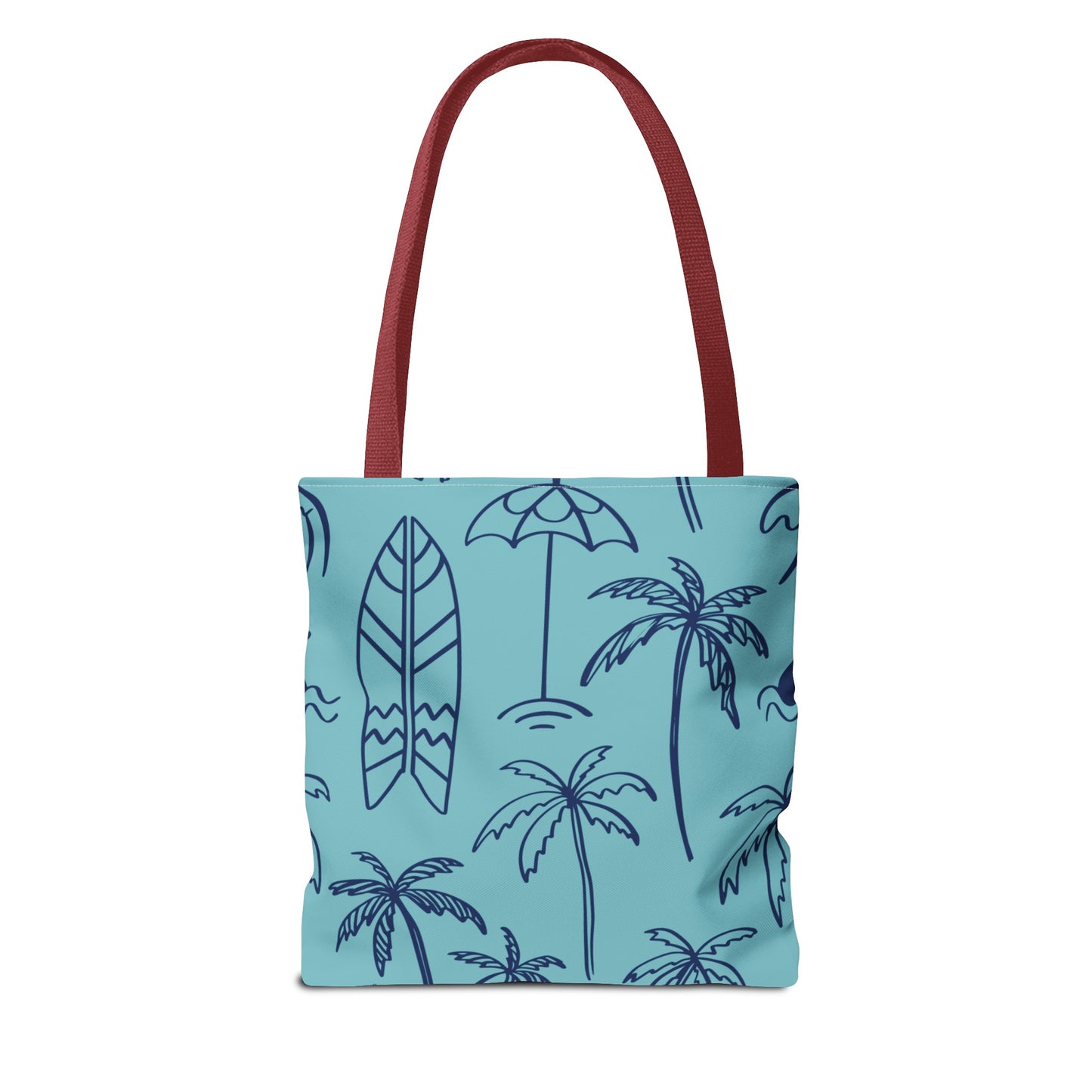 Turquoise and Royal Tote Bag