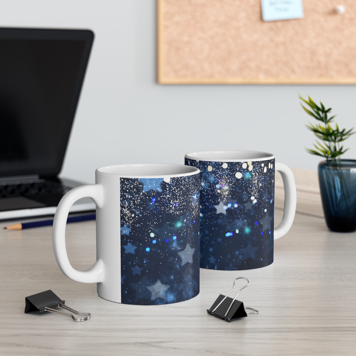 Blue Holiday Mug 11oz