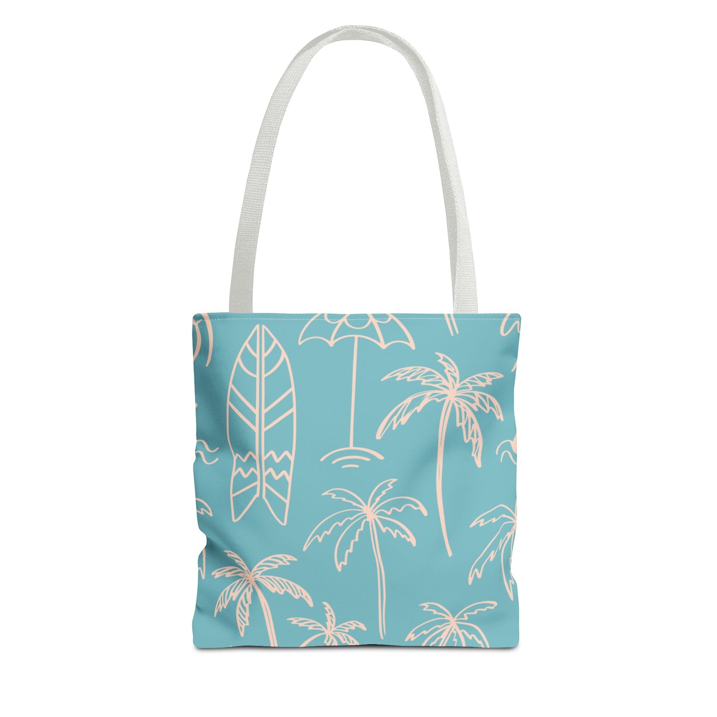 Turquoise and Sand Tote Bag