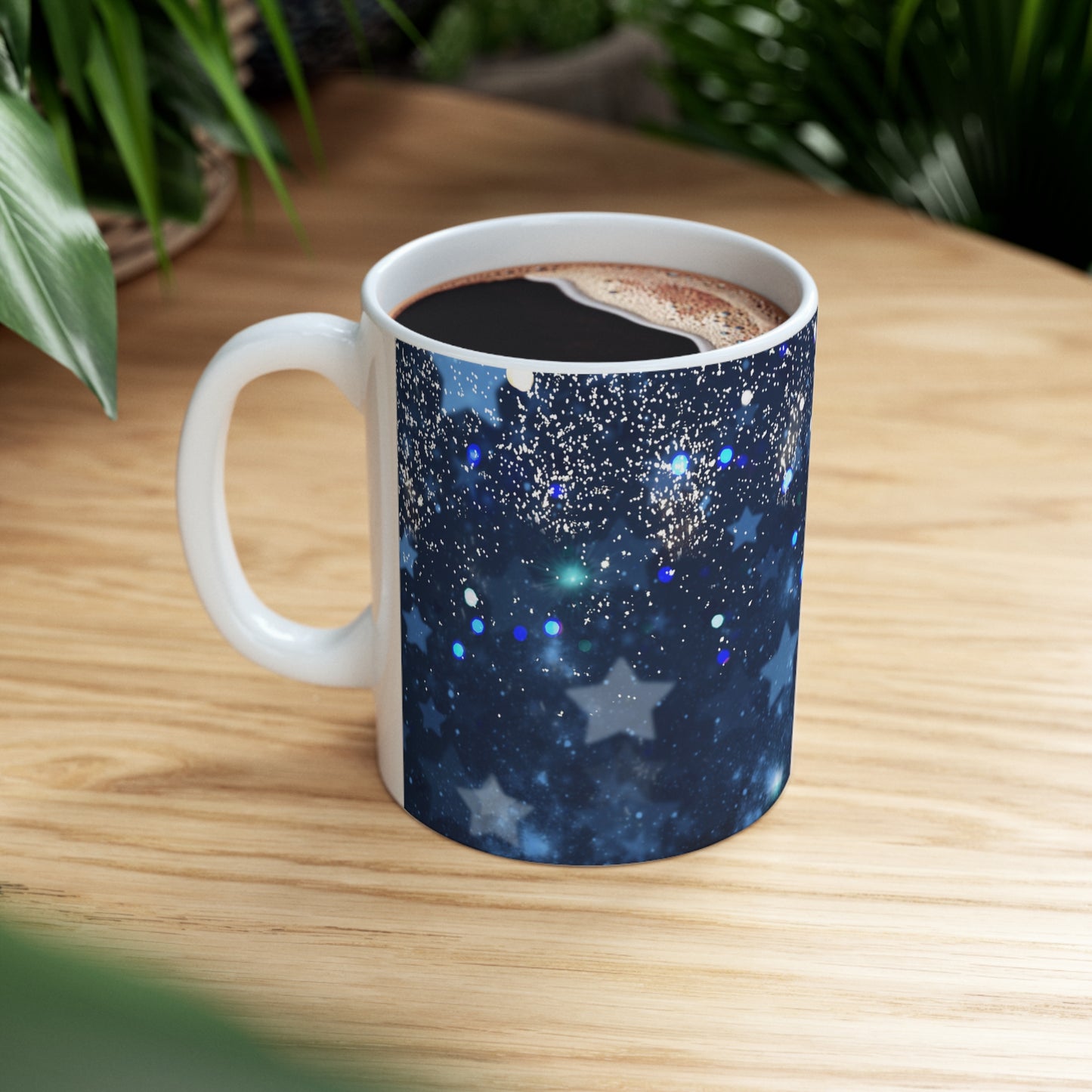 Blue Holiday Mug 11oz