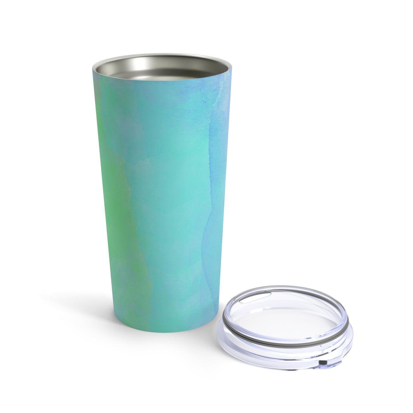 Rainbow watercolor Tumbler 20oz