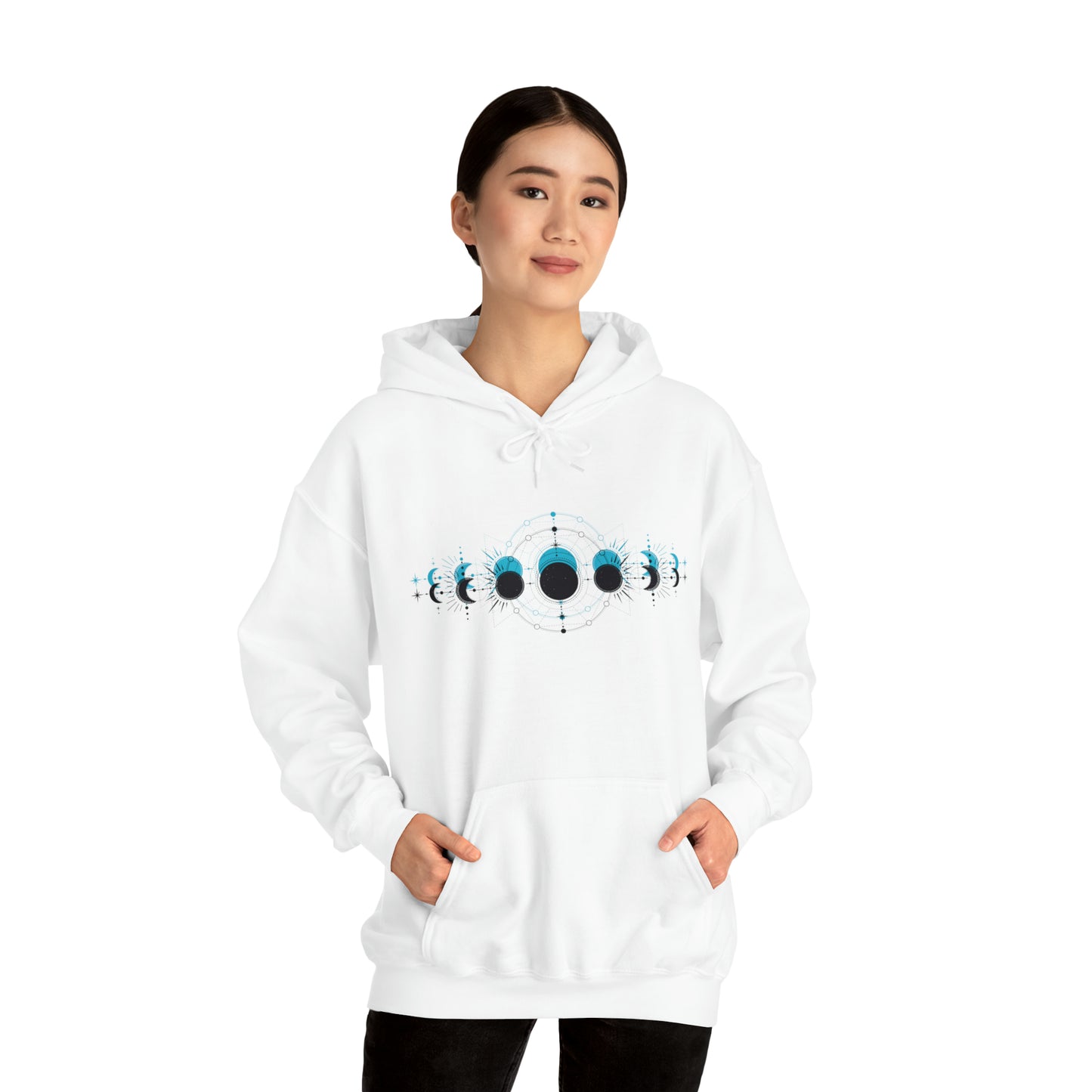 Moon Phase Unisex Heavy Blend™ Hooded Sweatshirt